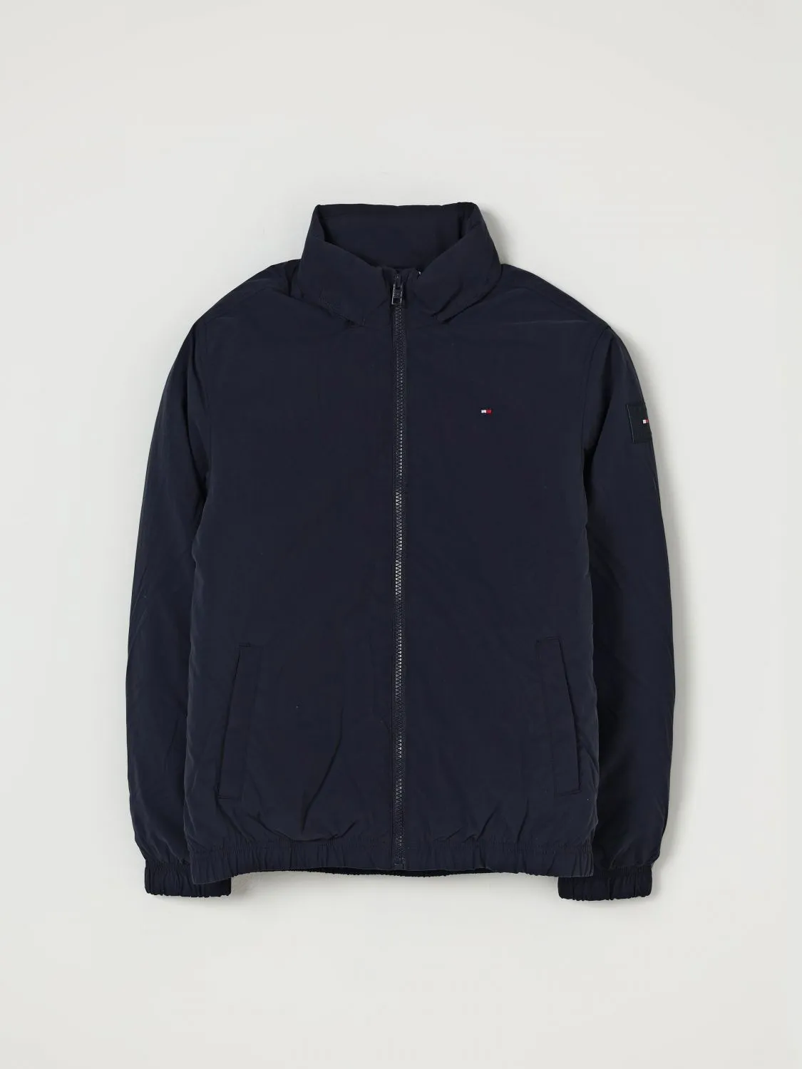 Giacca con zip e logo Tommy Hilfiger