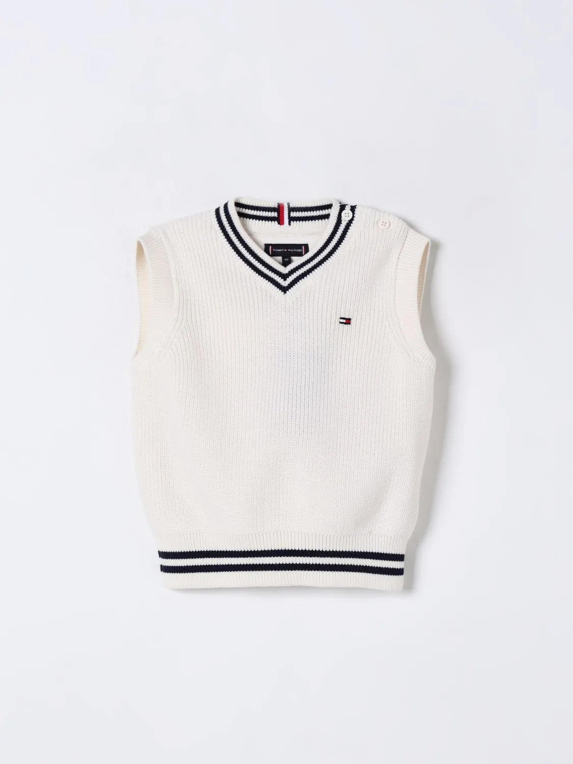 Gilet in maglia di cotone Tommy Hilfiger