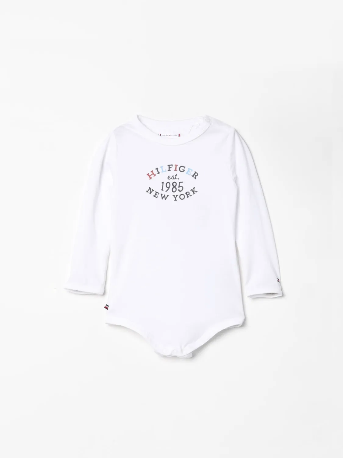 Body in cotone con logo Tommy Hilfiger