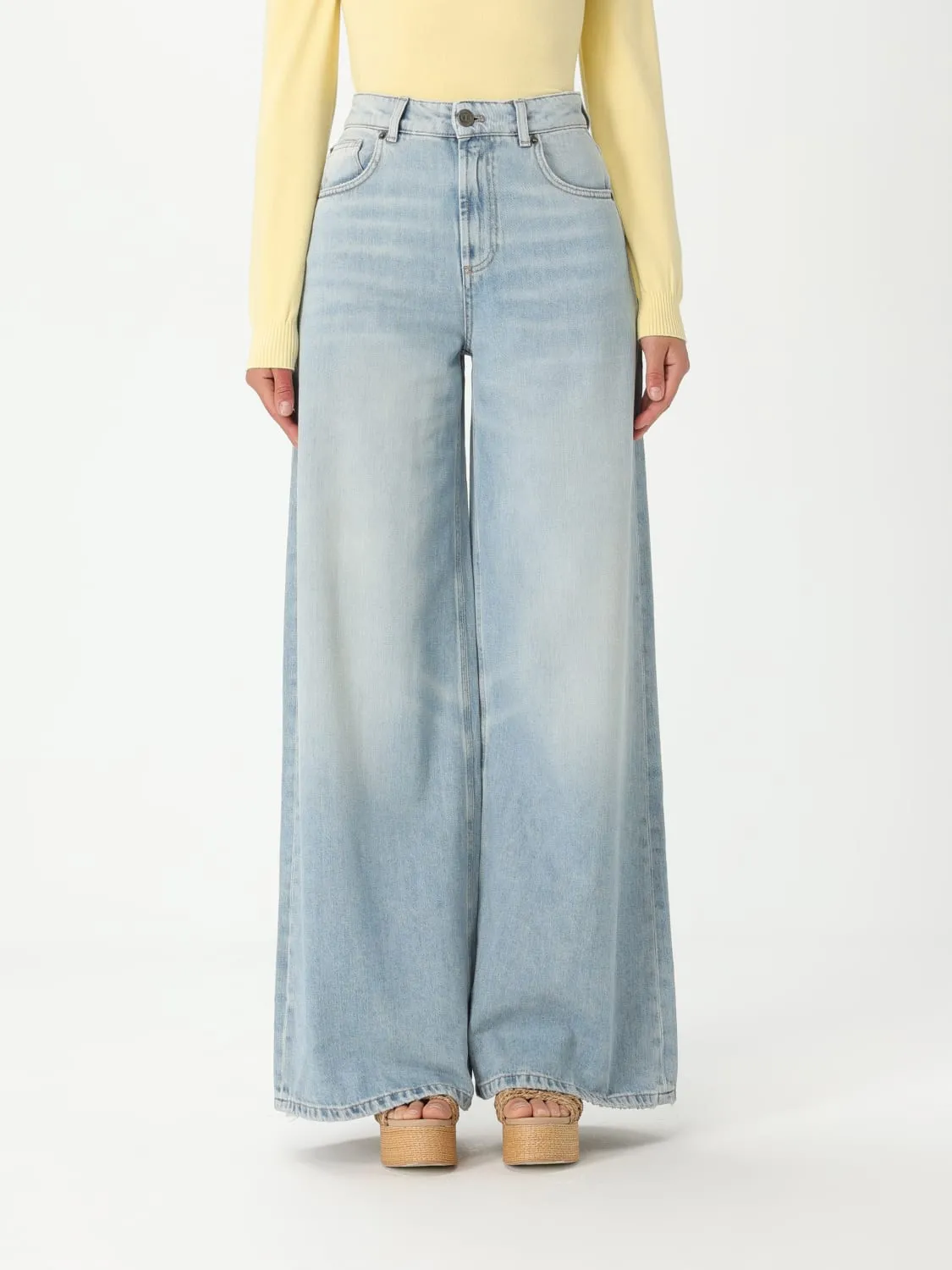 Jeans palazzo Twinset in denim