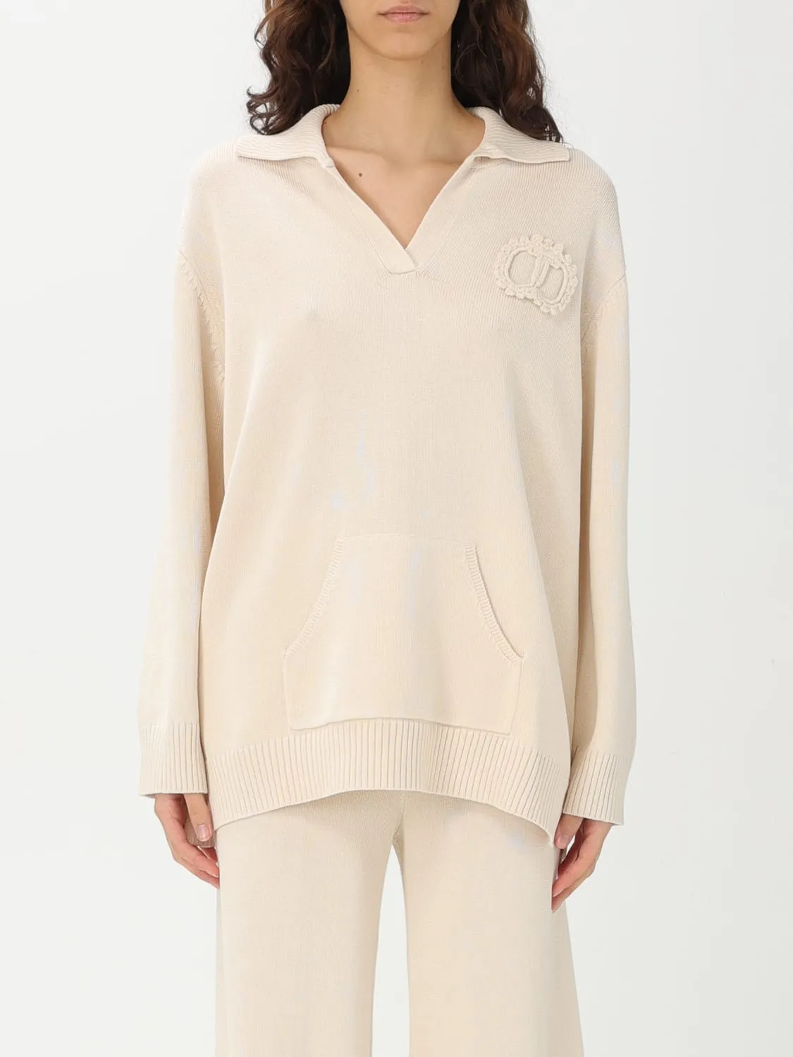 Pullover Twinset in misto cotone