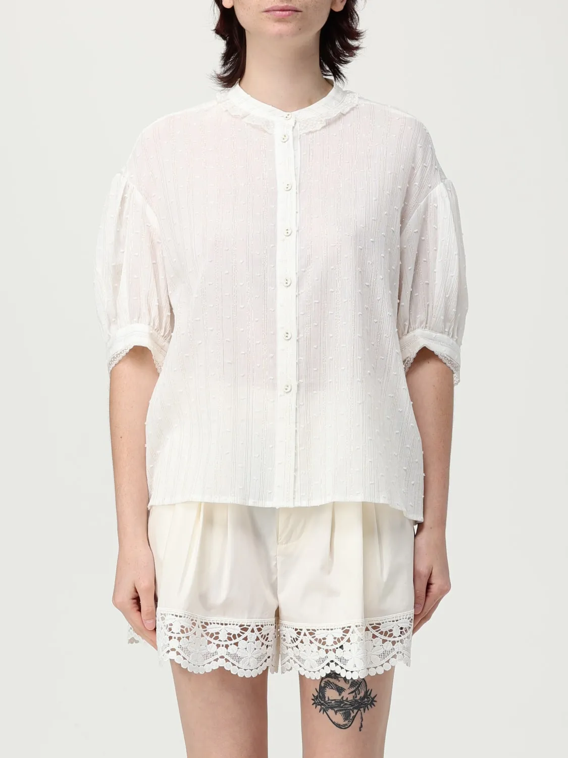 Camicia Twinset in misto cotone