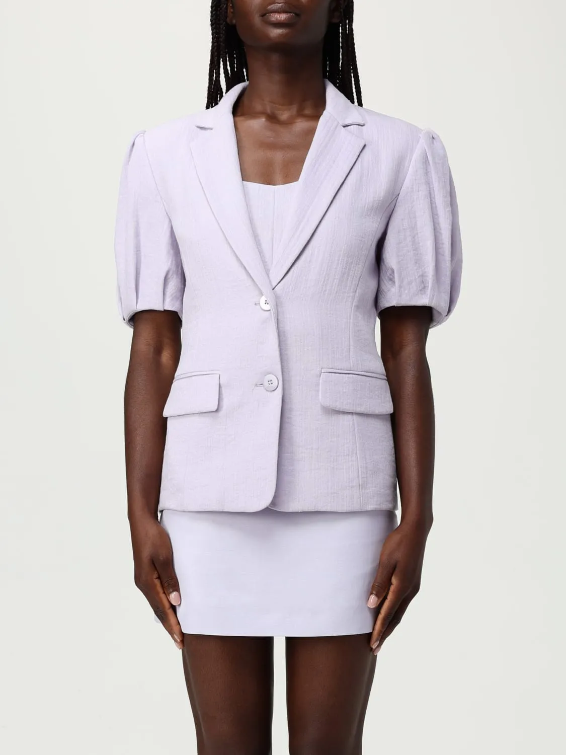 Blazer a monopetto con maniche a palloncino Twinset