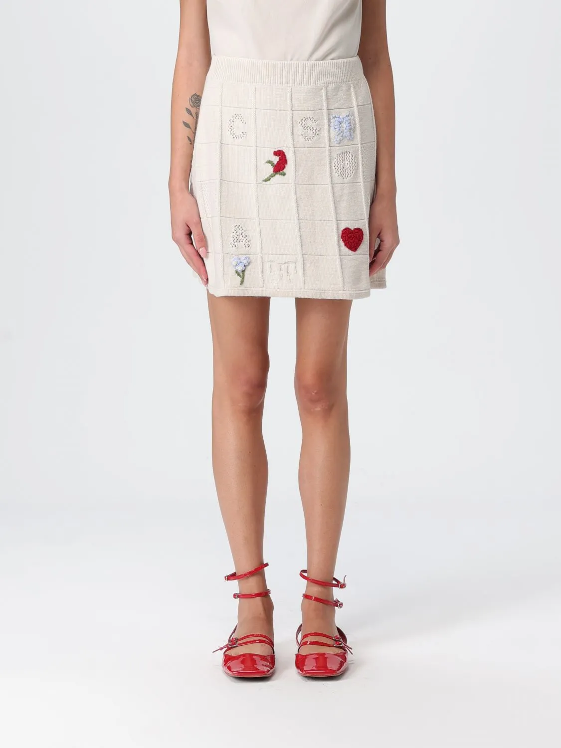 Gonna mini Twinset in maglia