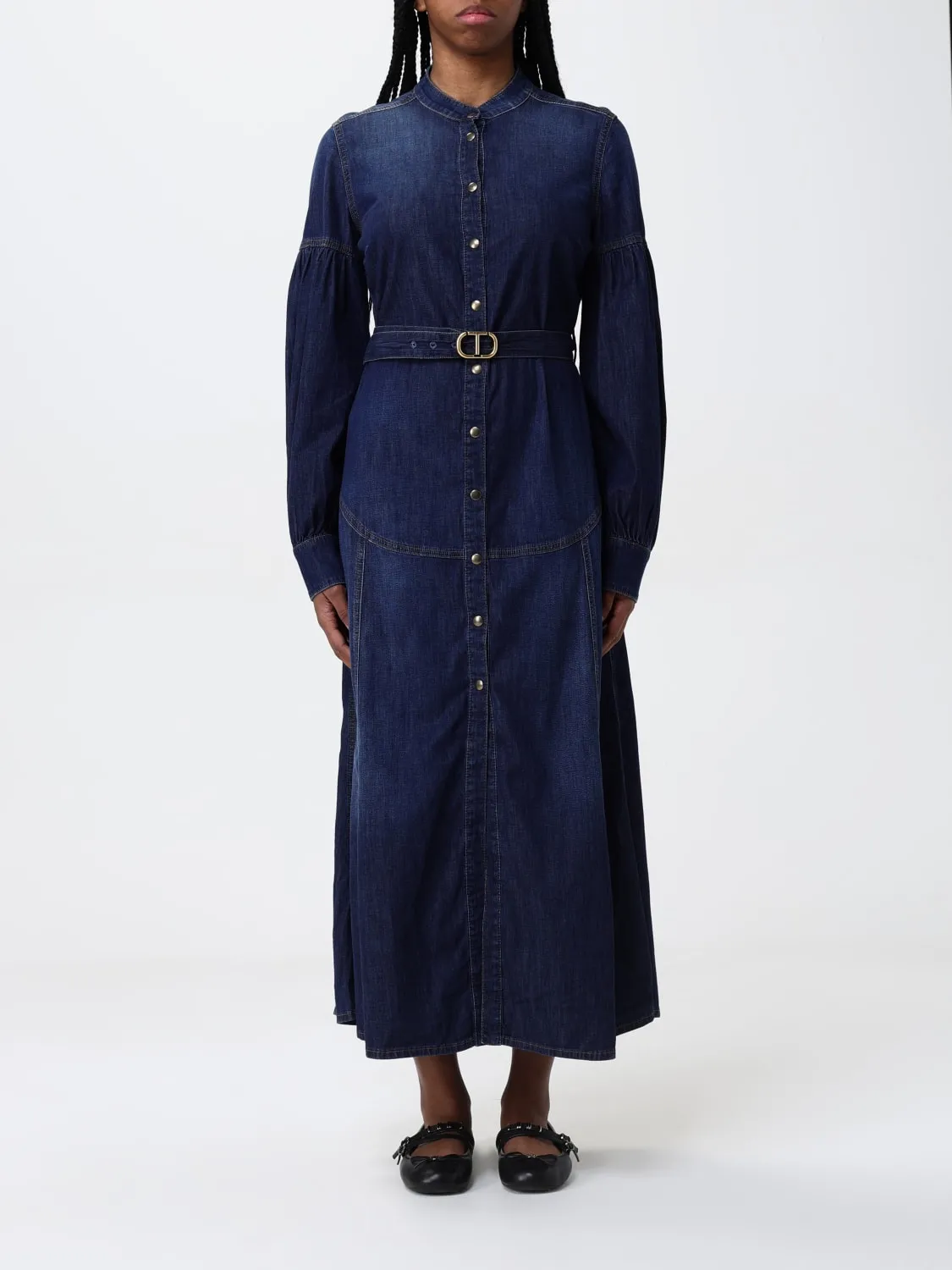 Abito chemisier Twinset in denim