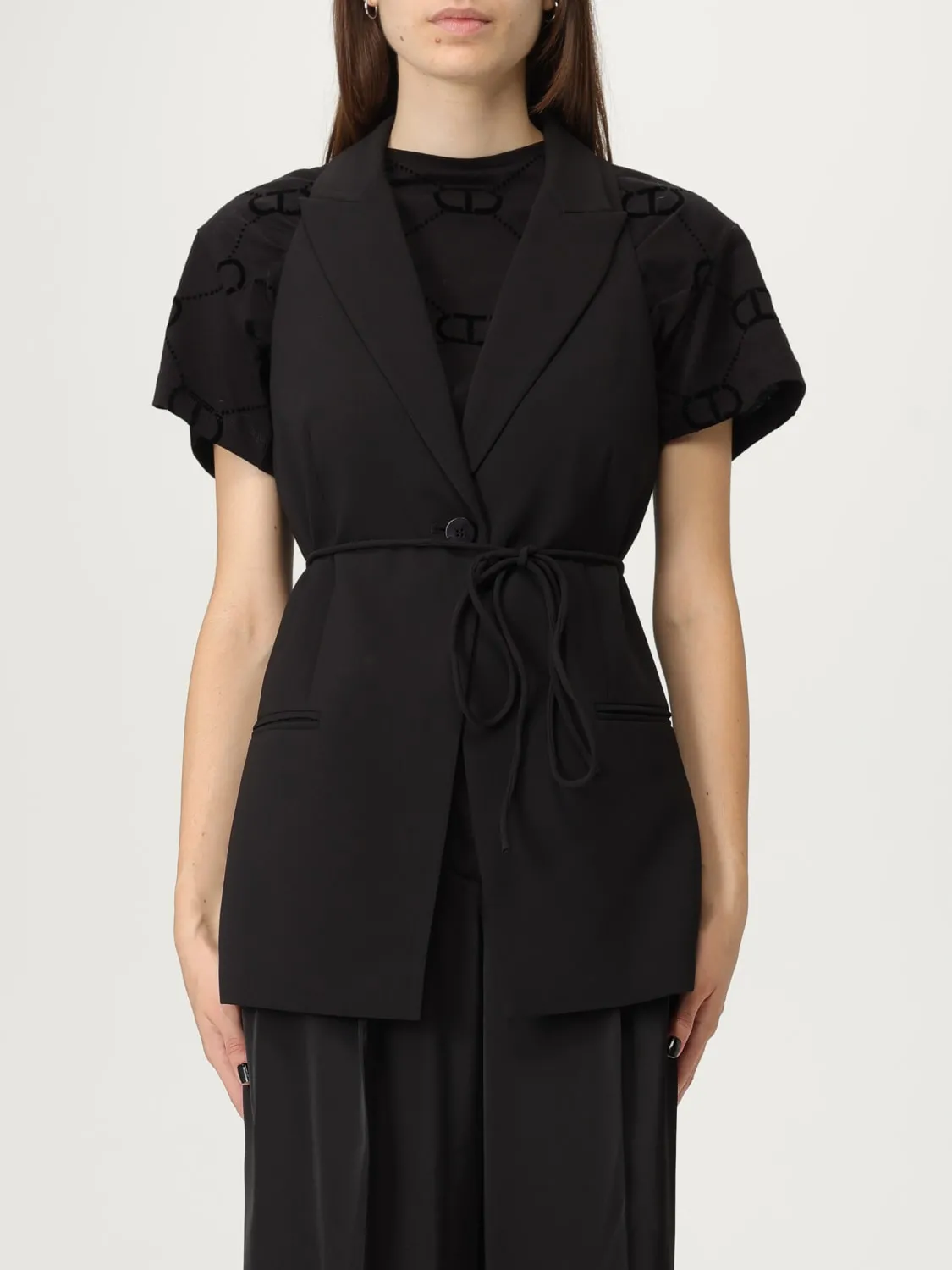 Gilet a monopetto Twinset