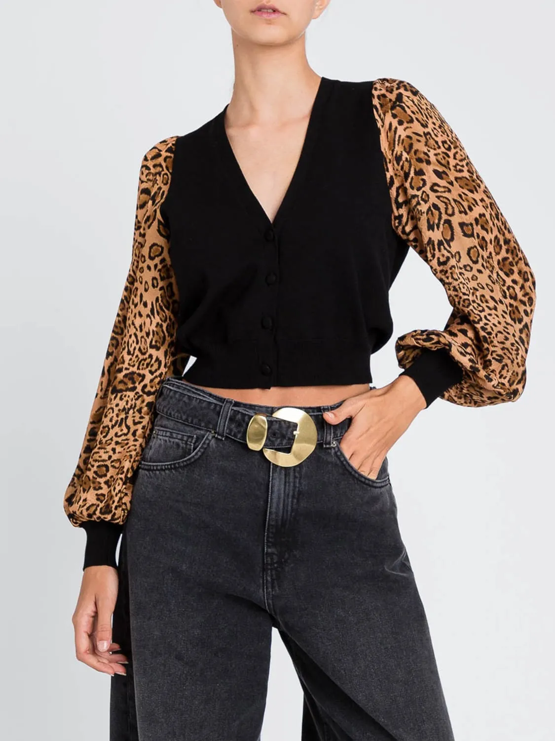 Cardigan a v in viscosa Twinset