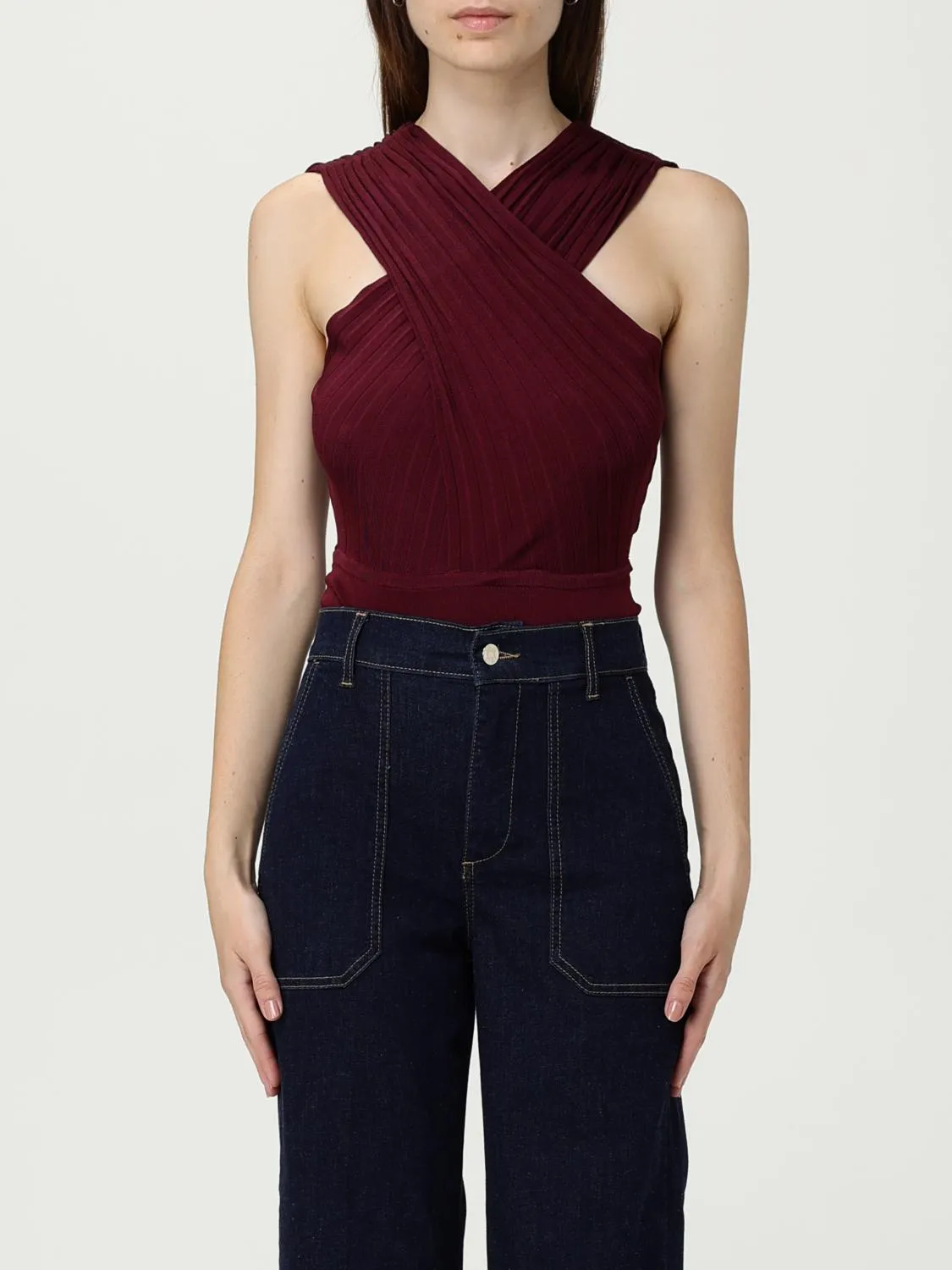 Body in viscosa drappeggiato Twinset