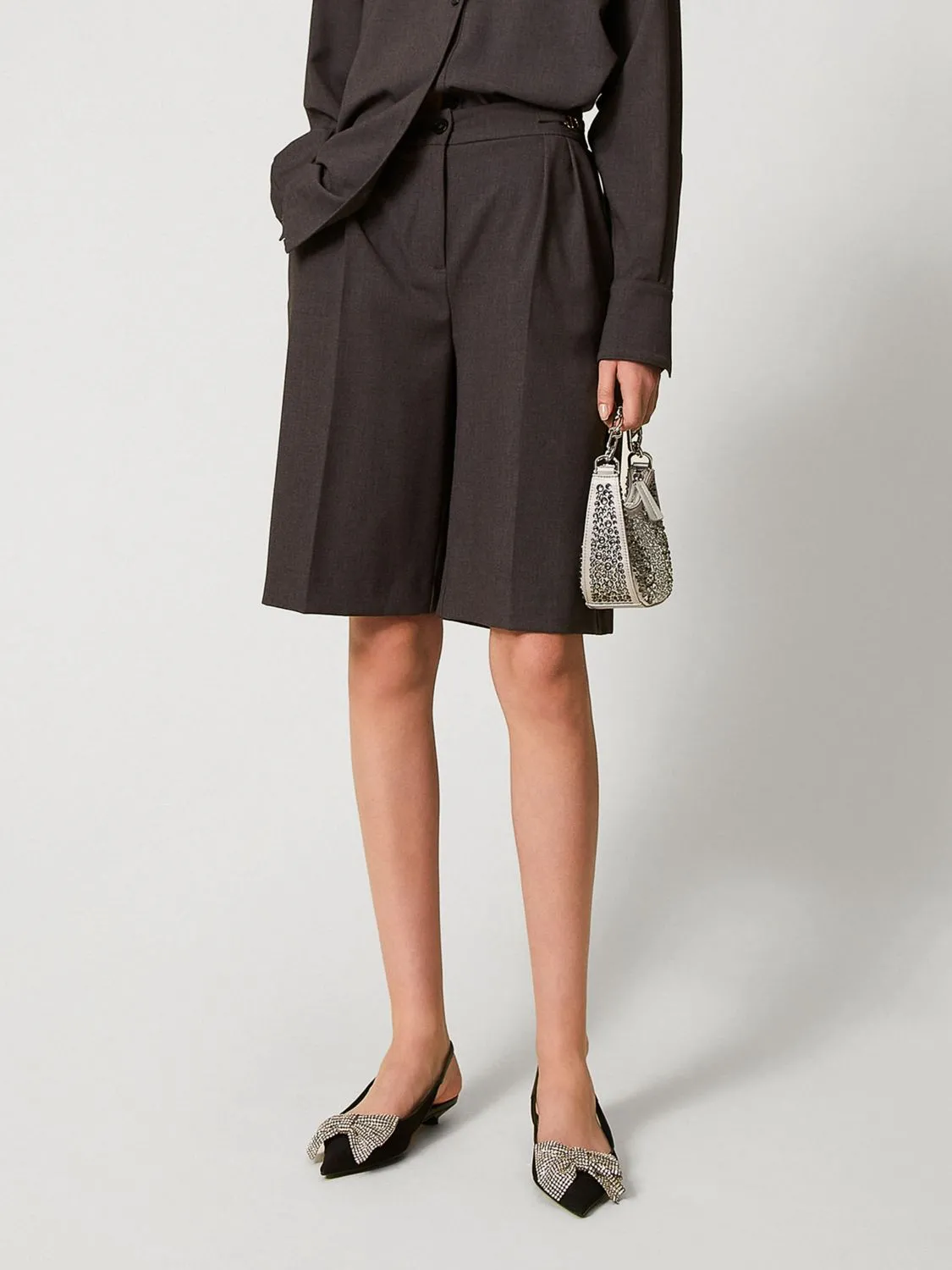 Pantaloncino in misto viscosa Twinset