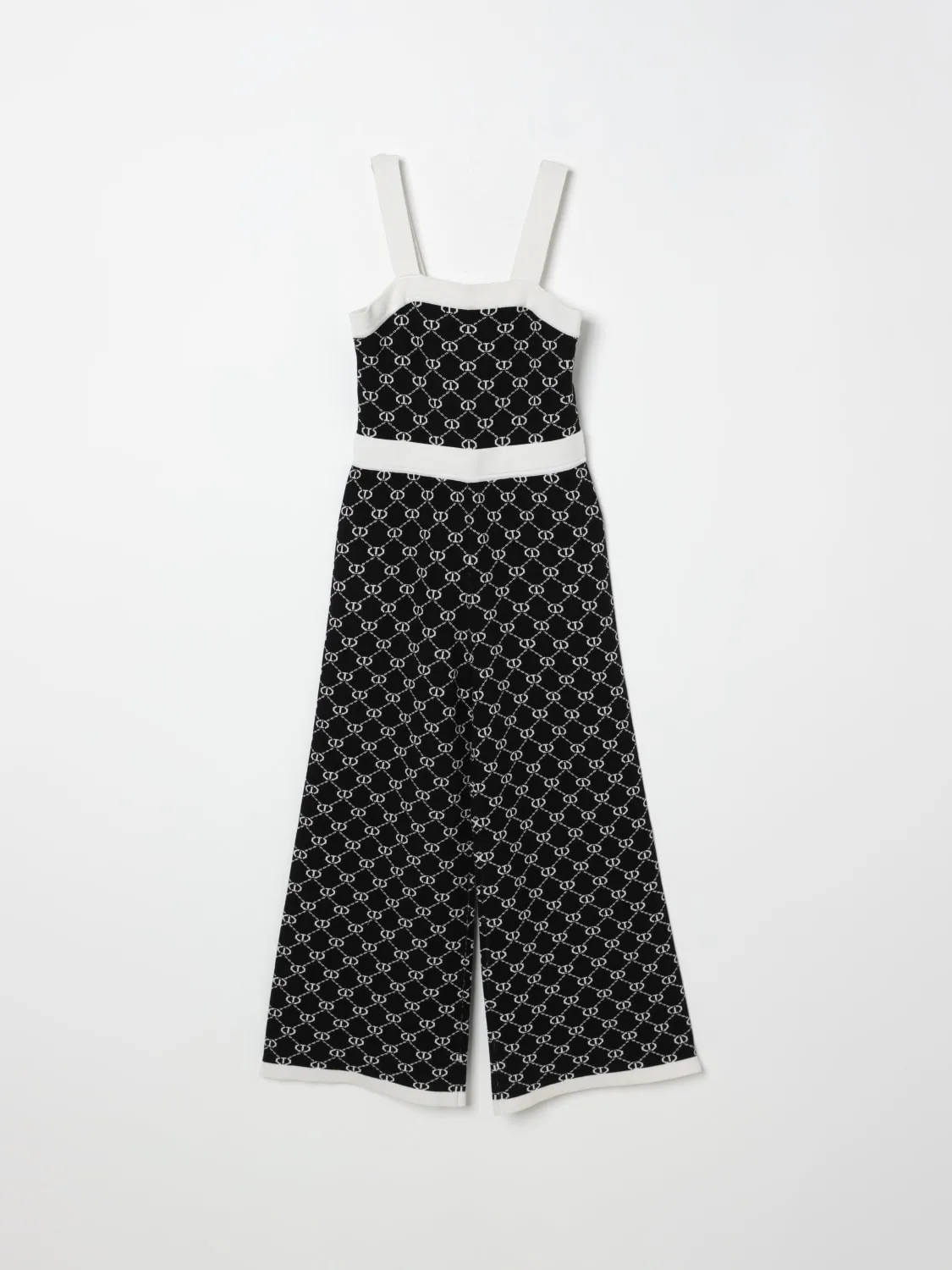 Tuta lunga in viscosa logata Twinset