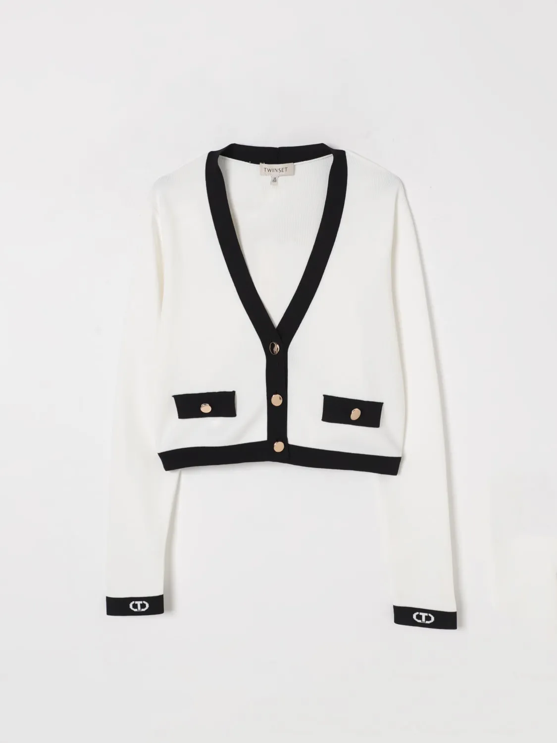 Cardigan a v Twinset in misto viscosa