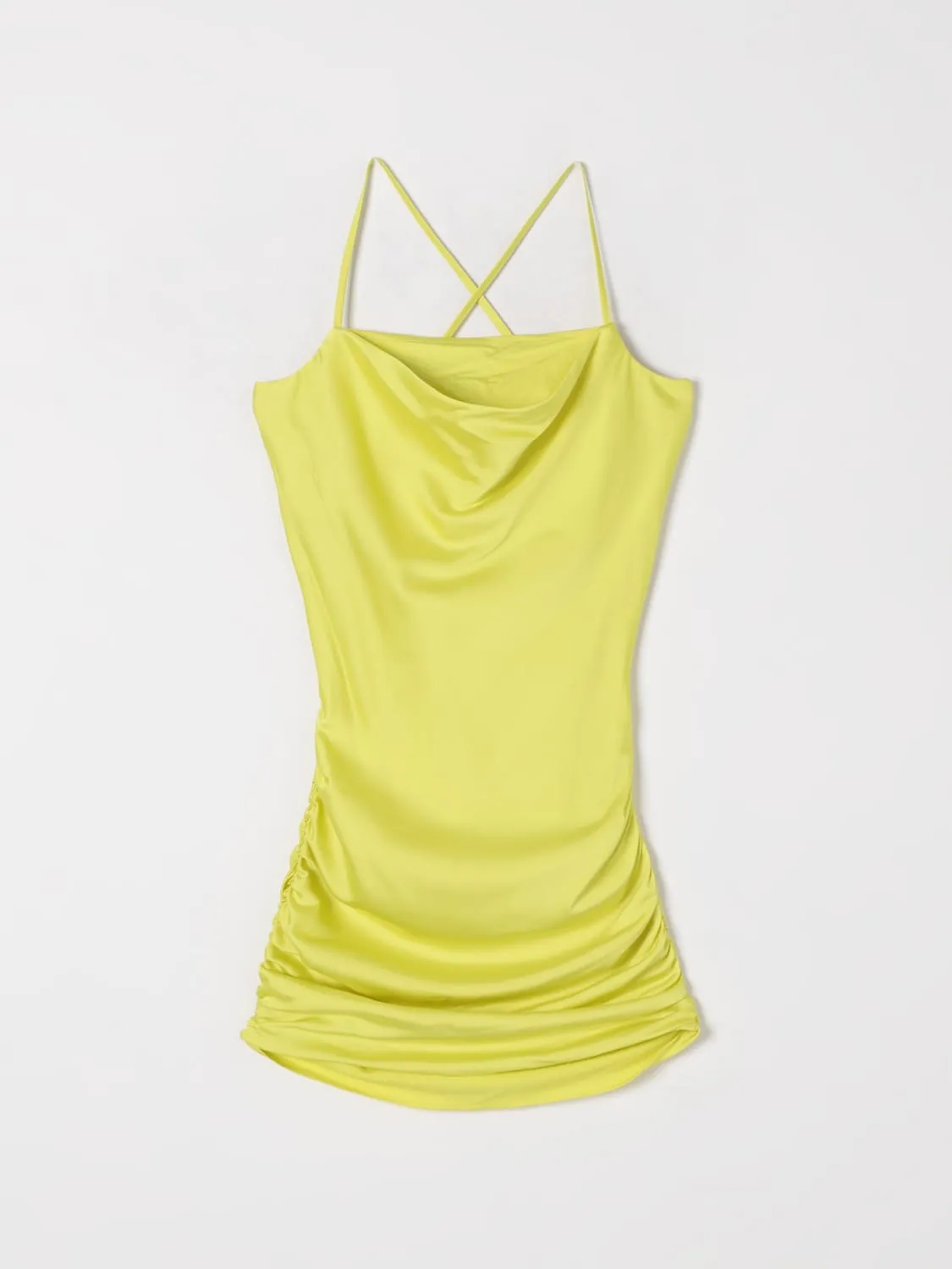 Abito in raso drappeggiato Twinset