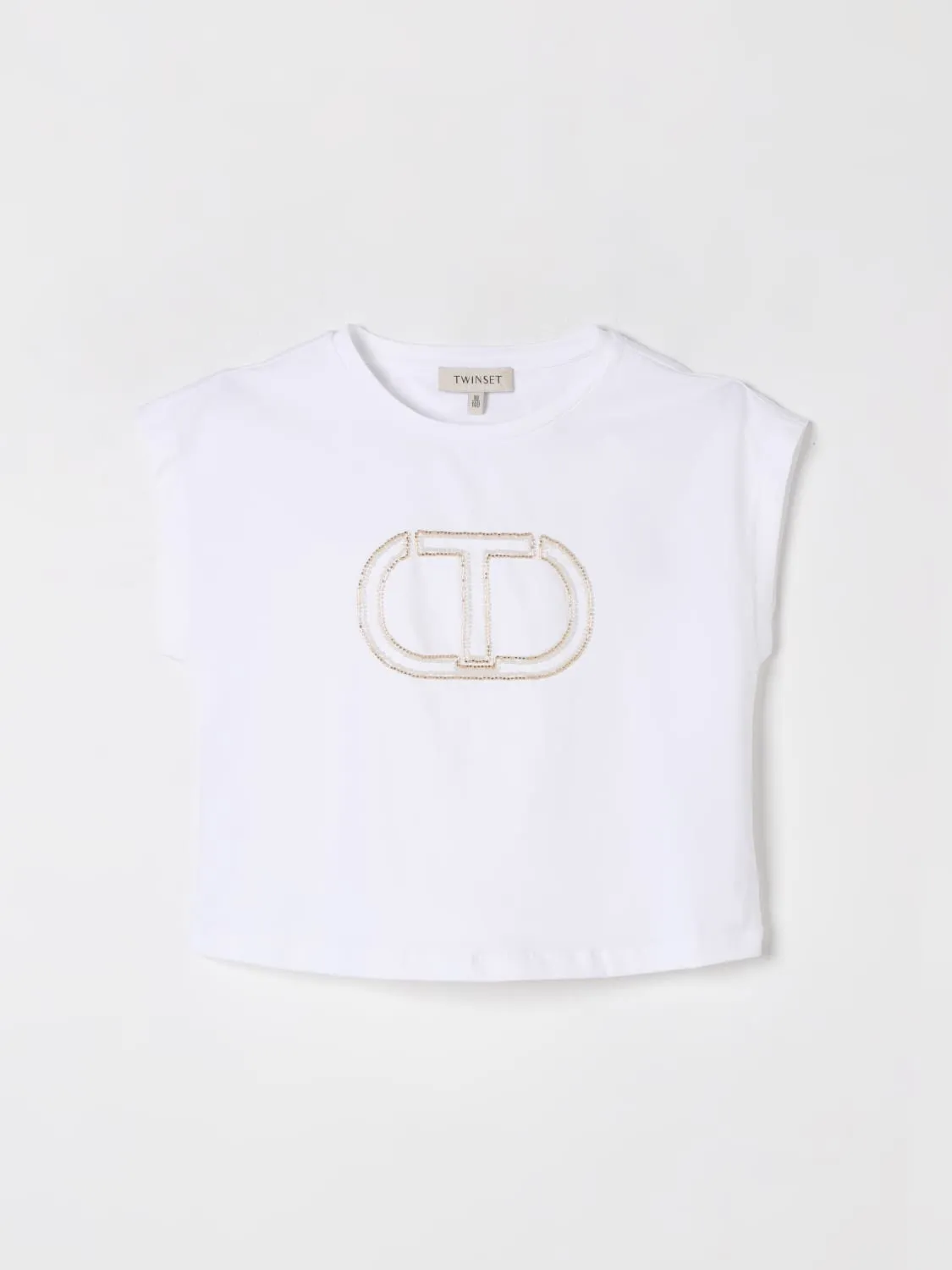 Canotta Twinset in cotone con logo