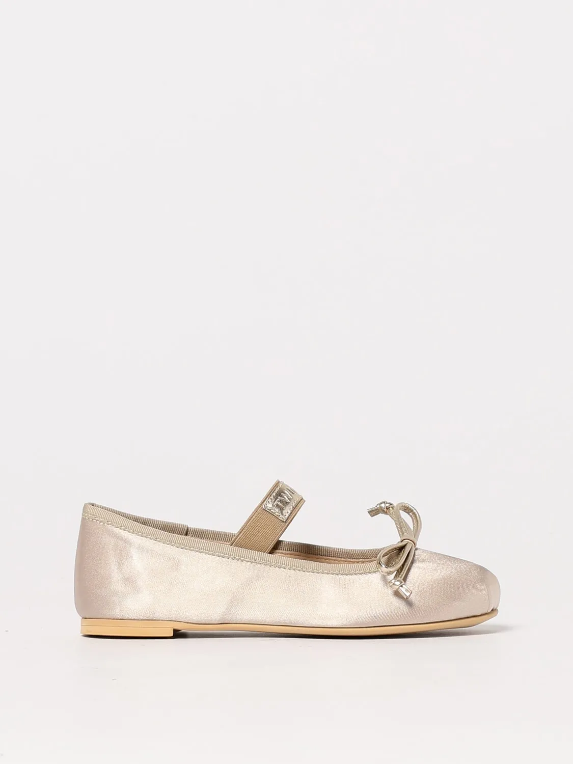 Ballerina Twinset in raso con fiocco