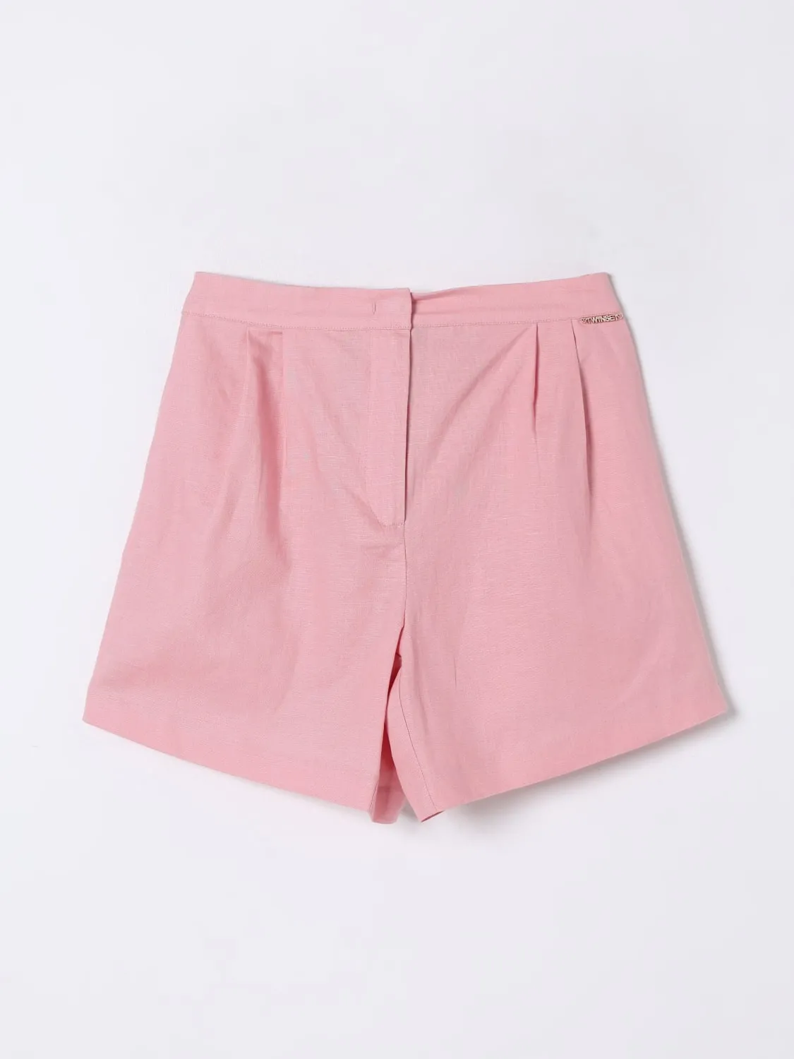 Pantaloncino in lino e cotone Twinset