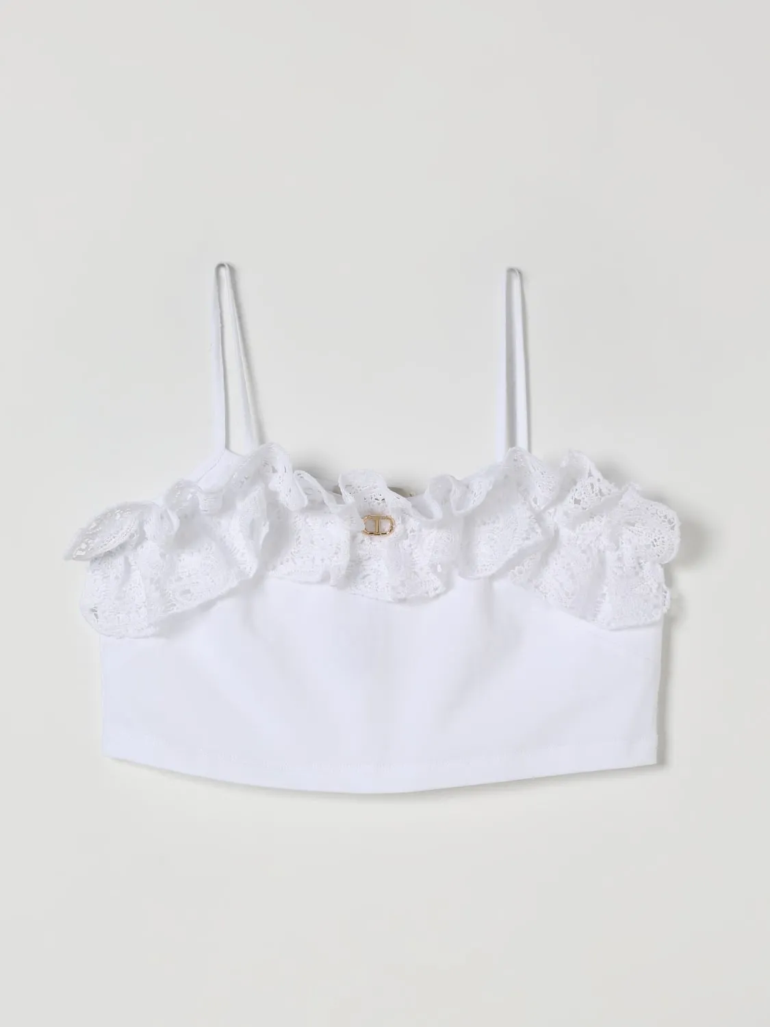 Top crop in cotone Twinset