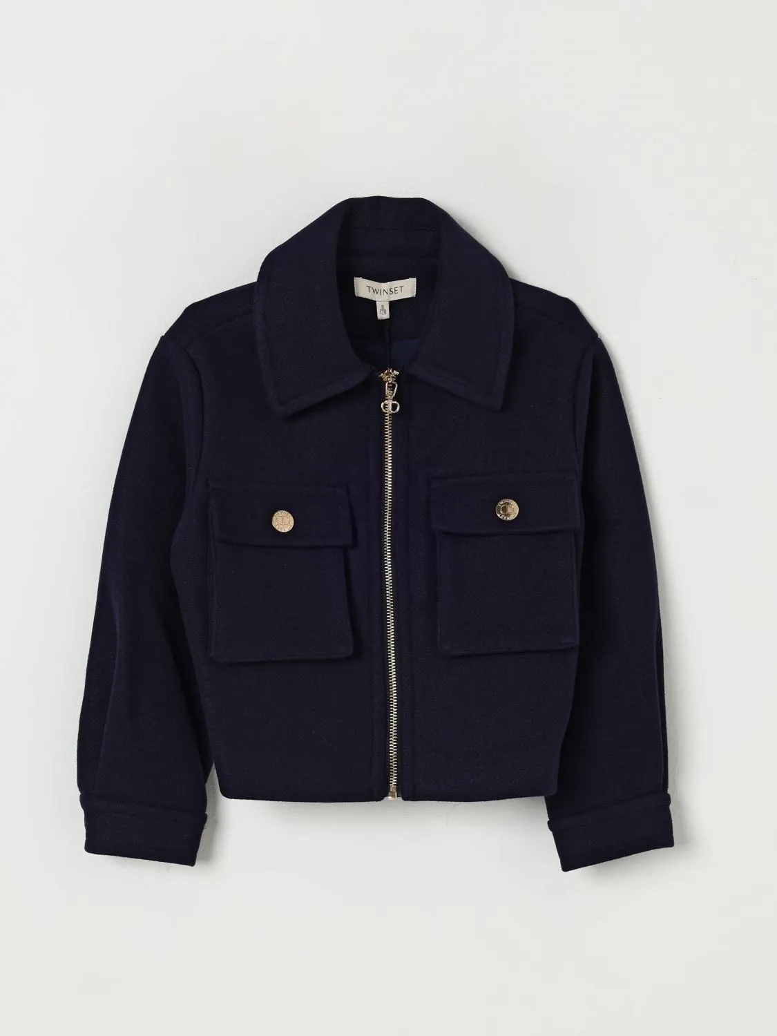 Overshirt Twinset in crêpe