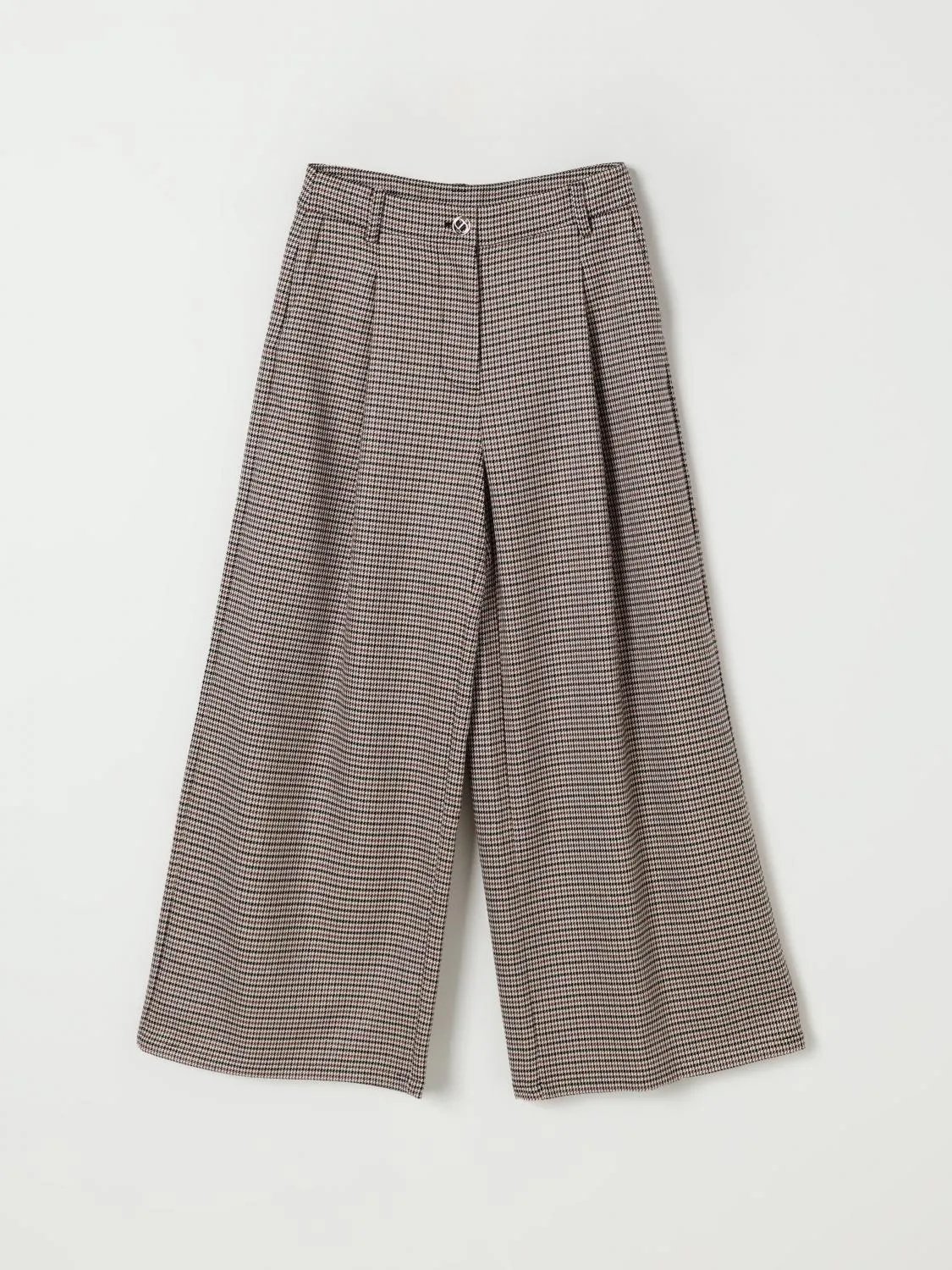 Pantalone Twinset in misto viscosa check