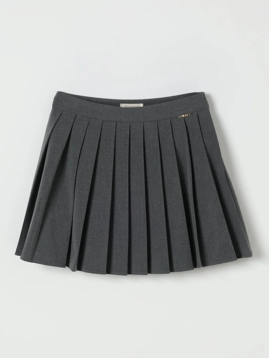 Gonna a pieghe Twinset in misto viscosa