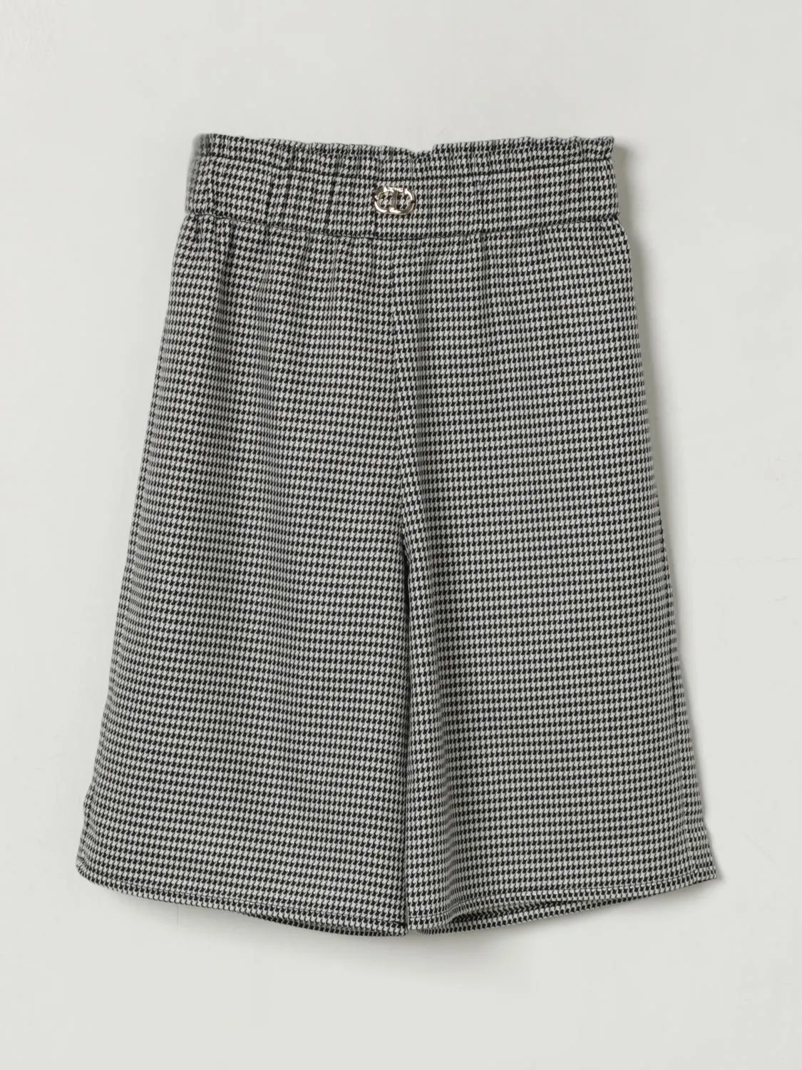 Pantalone Twinset in jersey con stampa pied de poule