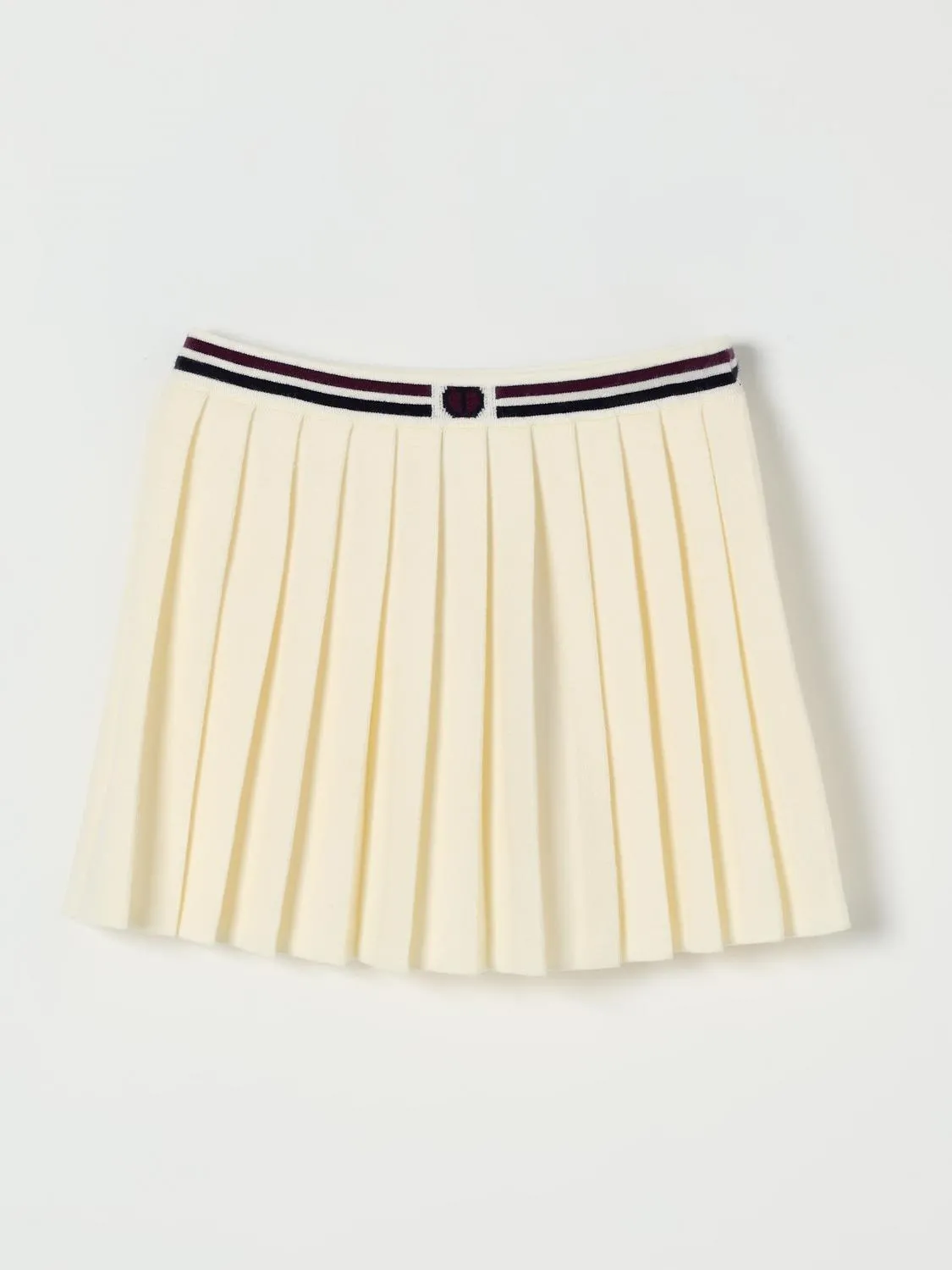 Gonna Twinset in misto viscosa plissettata