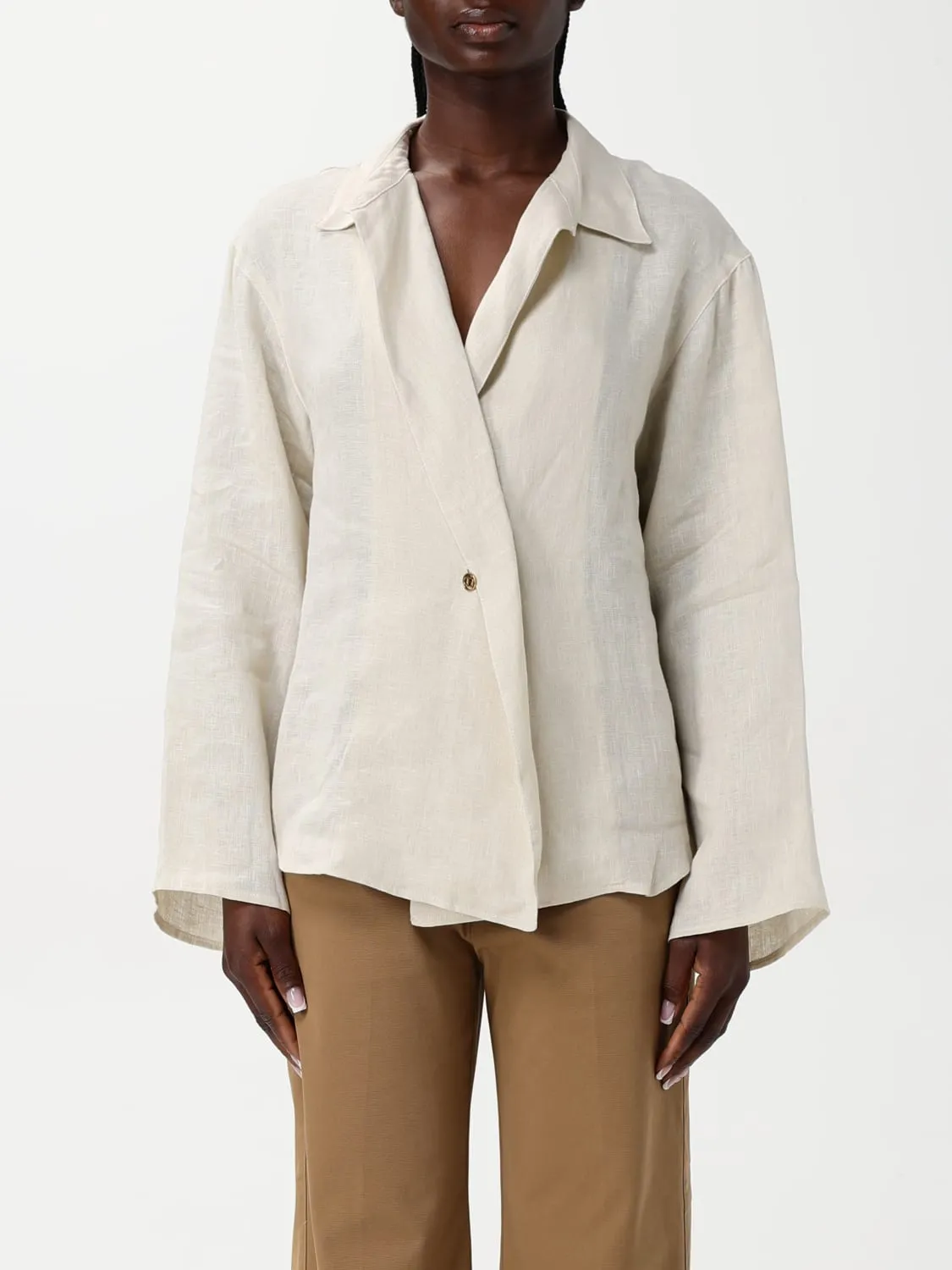 Camicia Twinset in misto lino