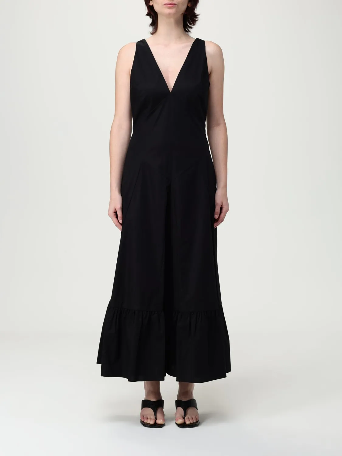 Abito lungo in cotone Twinset