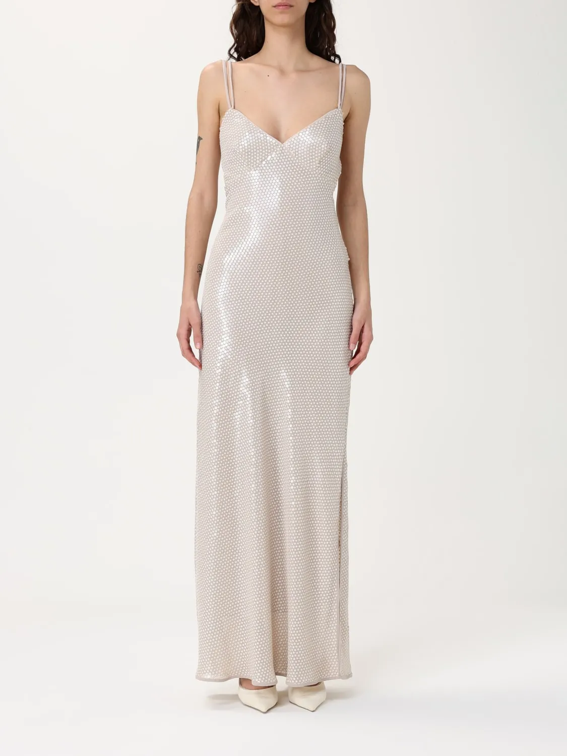 Abito con paillettes all-over Twinset