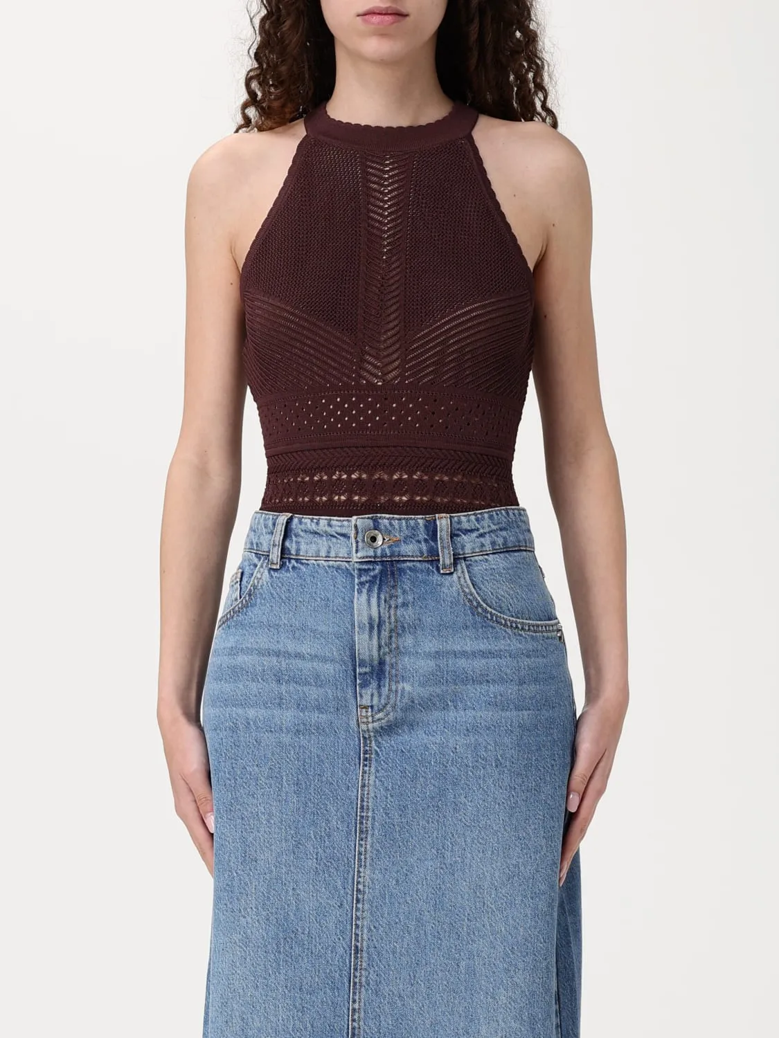 Body in maglia di viscosa Twinset