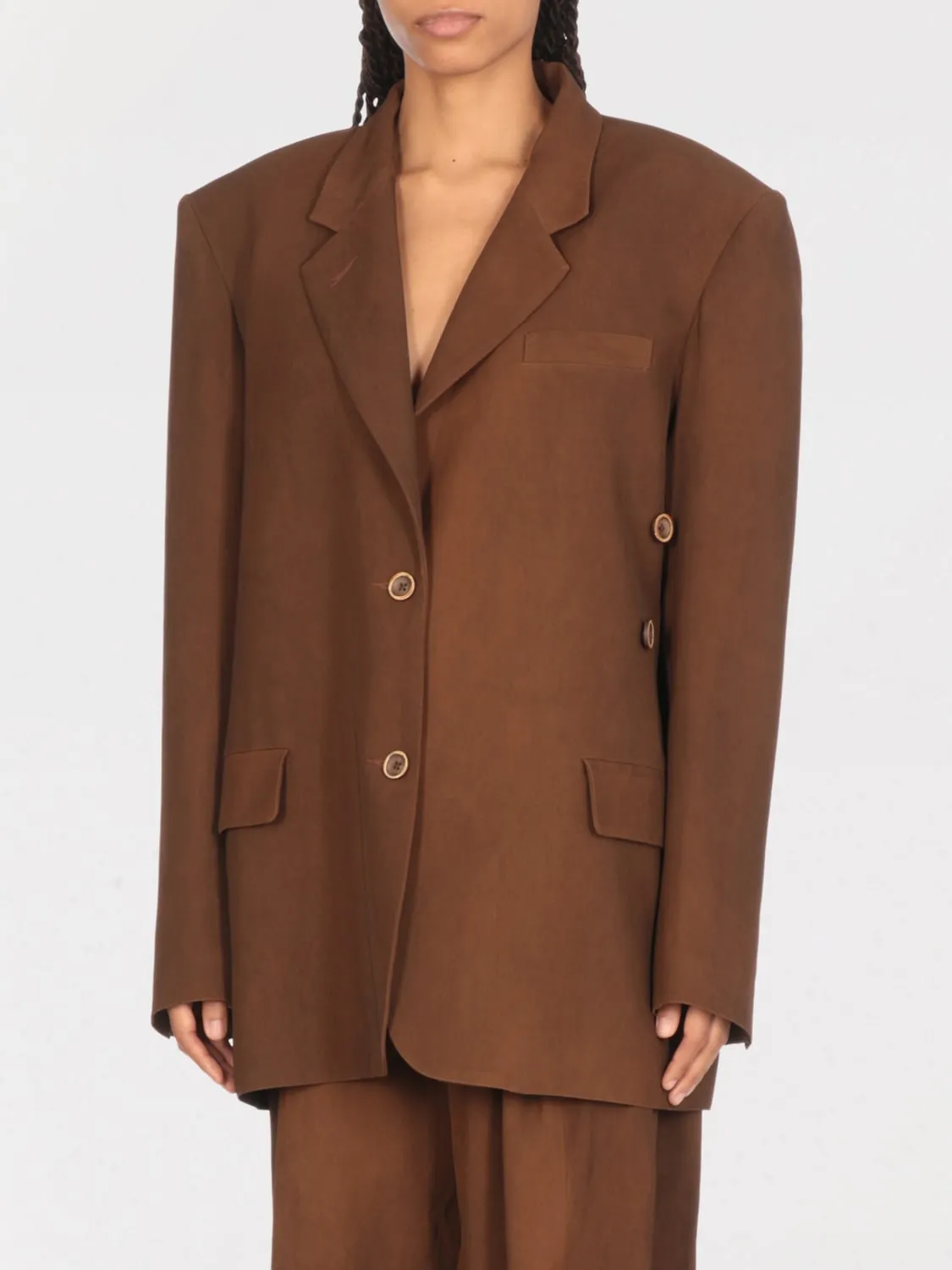 Blazer oversize in viscosa Uma Wang