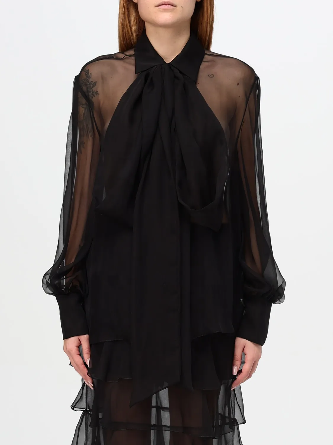 Blusa Valentino in chiffon di seta