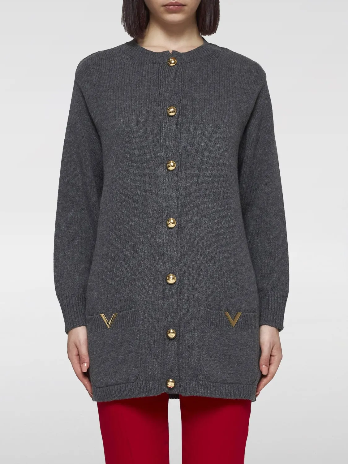 Cardigan a girocollo VLogo Valentino