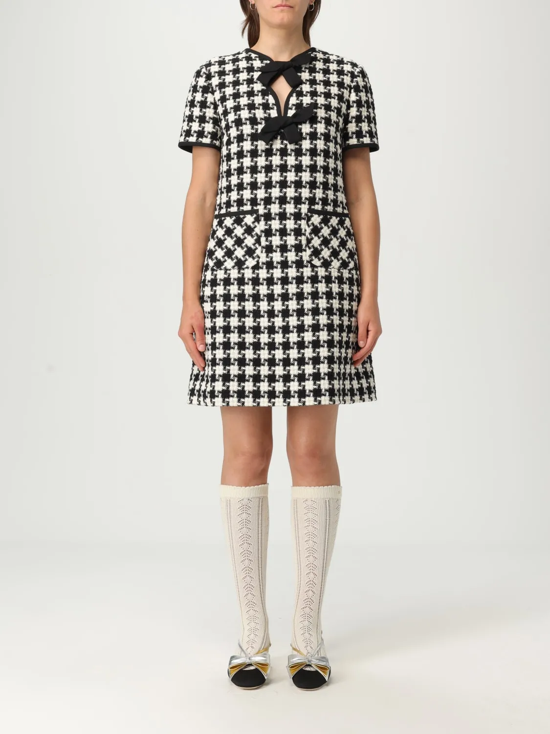 Abito Valentino in tweed di misto lana