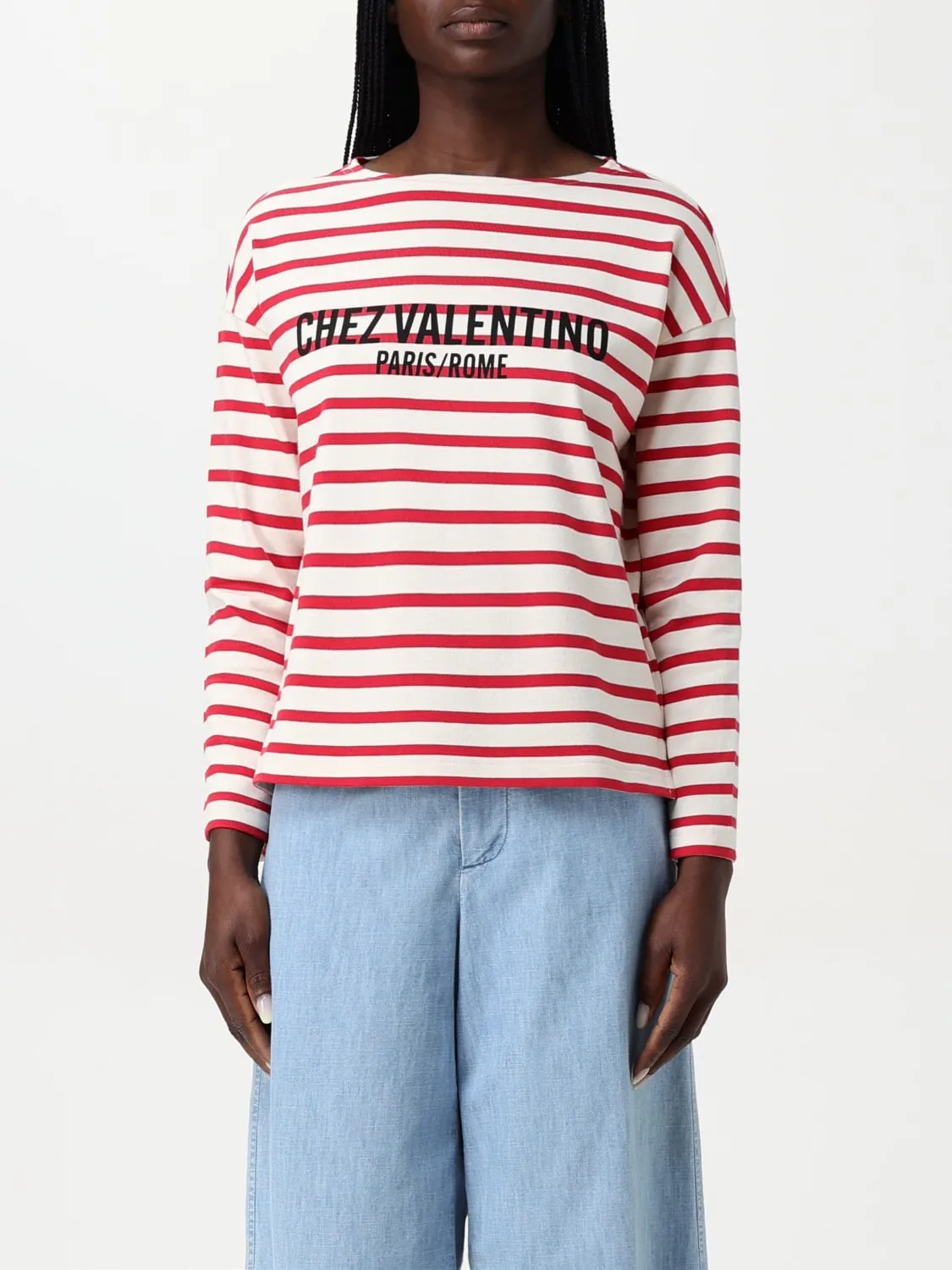 T-shirt a righe Chez Valentino