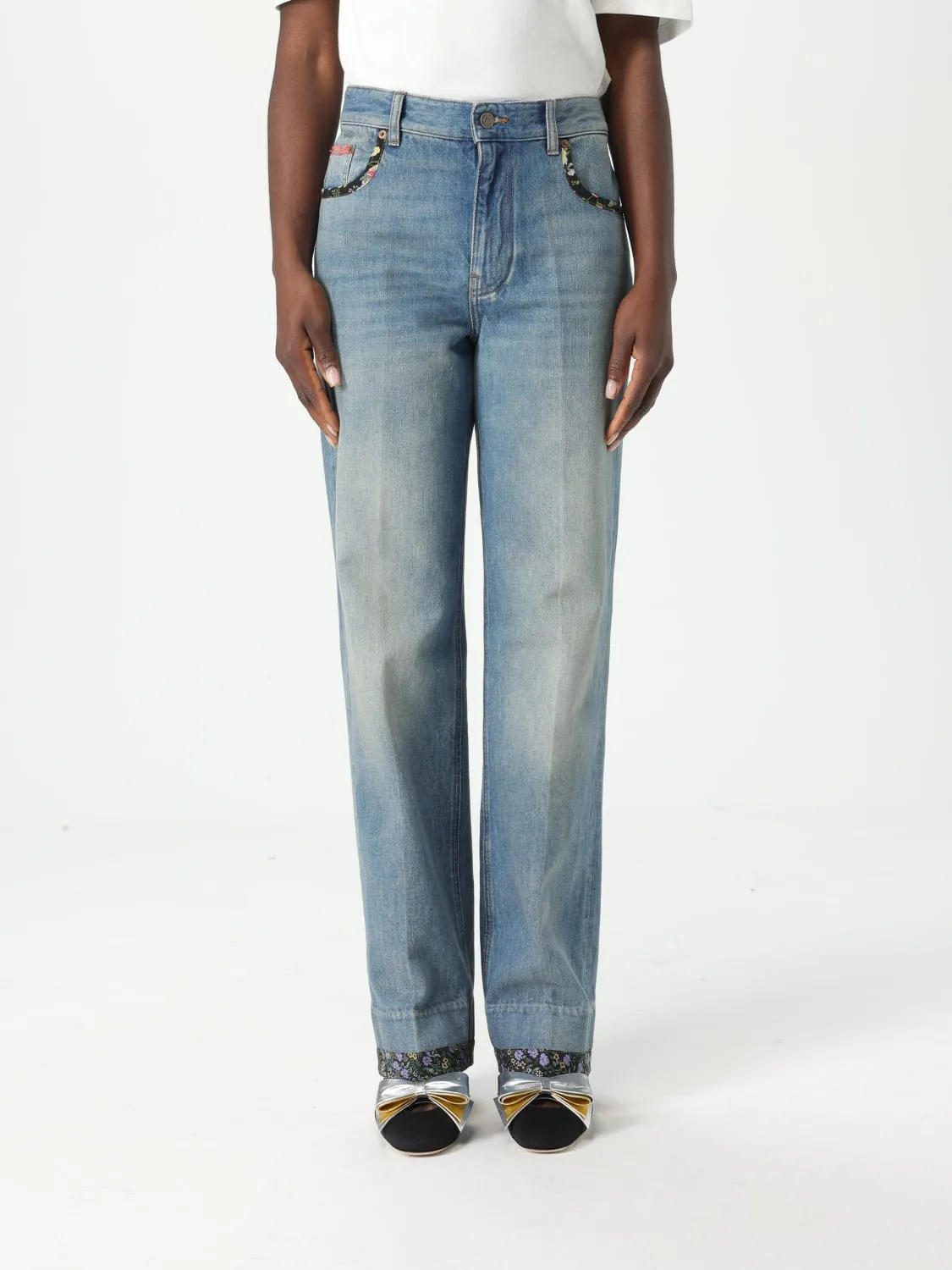 Jeans classico Valentino in denim