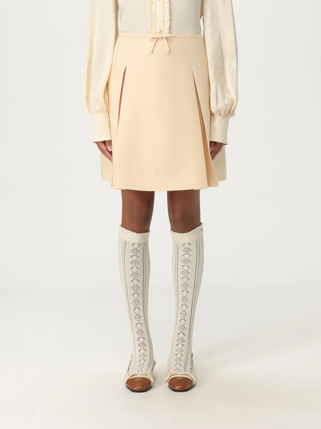 Gonna Valentino in lana vergine e seta