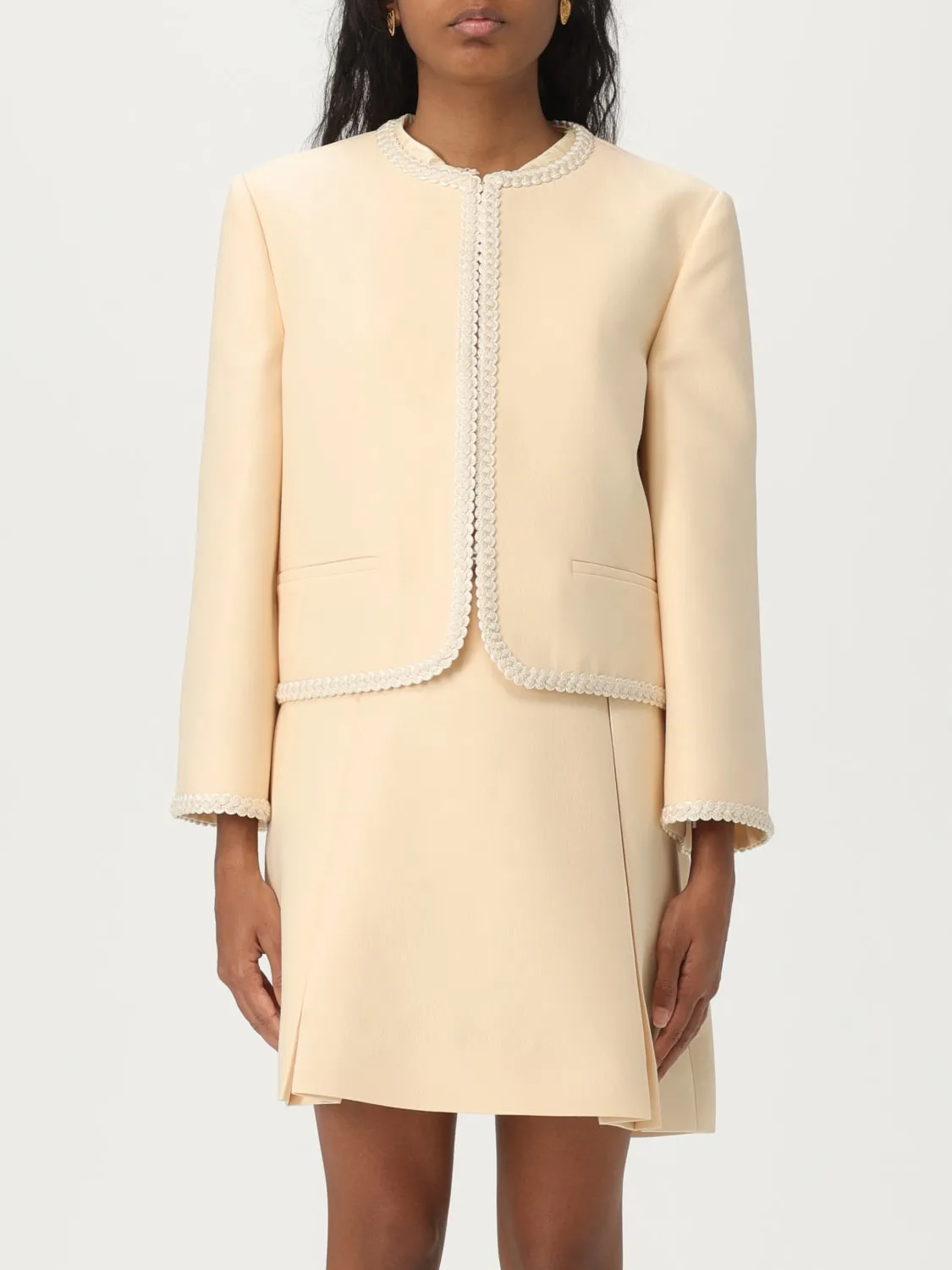 Giacca di lana e seta Valentino