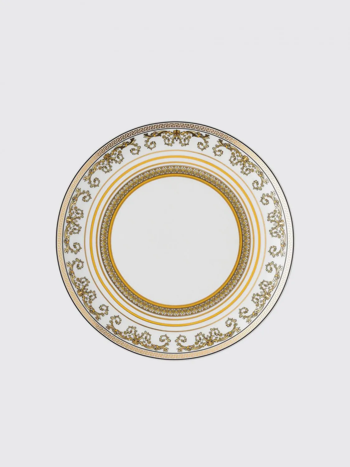 Piatto Virtus Gala Rosenthal x Versace Home in porcellana