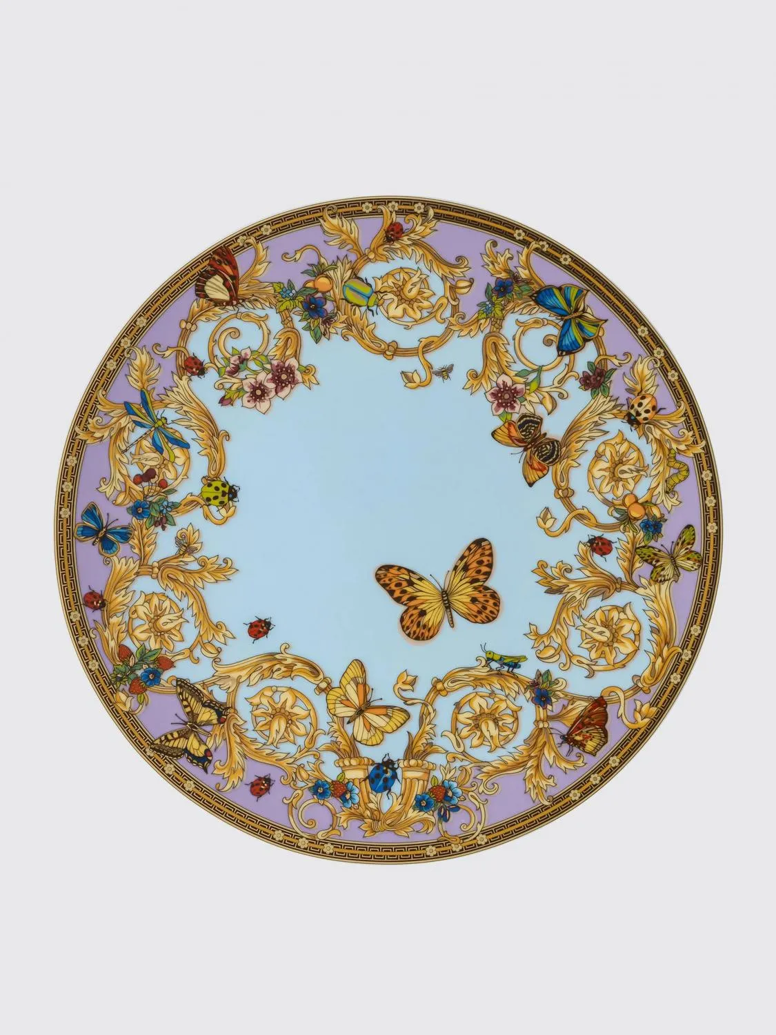 Piatto segnaposto Le Jardin Versace Home in porcellana