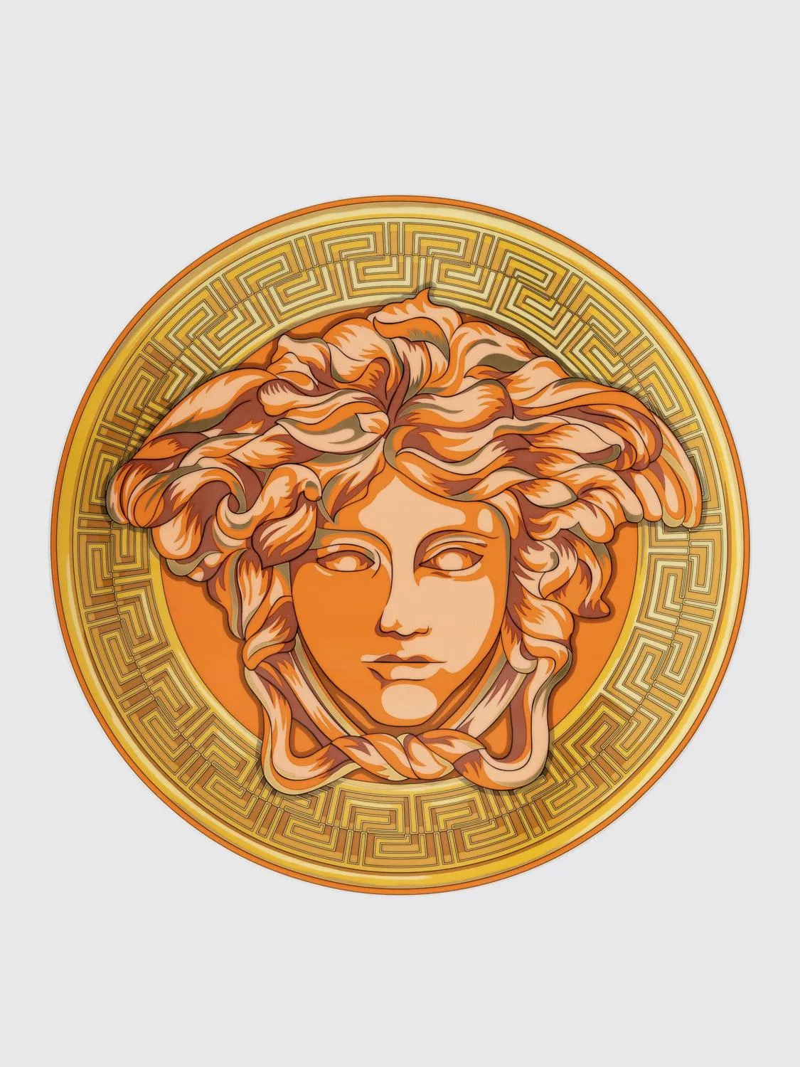 Piatto segnaposto Medusa Versace Home in porcellana