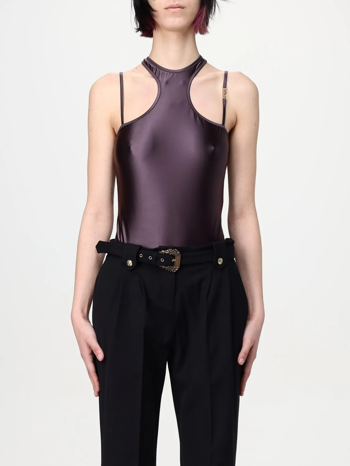 Body in tessuto tecnico Versace Jeans Couture