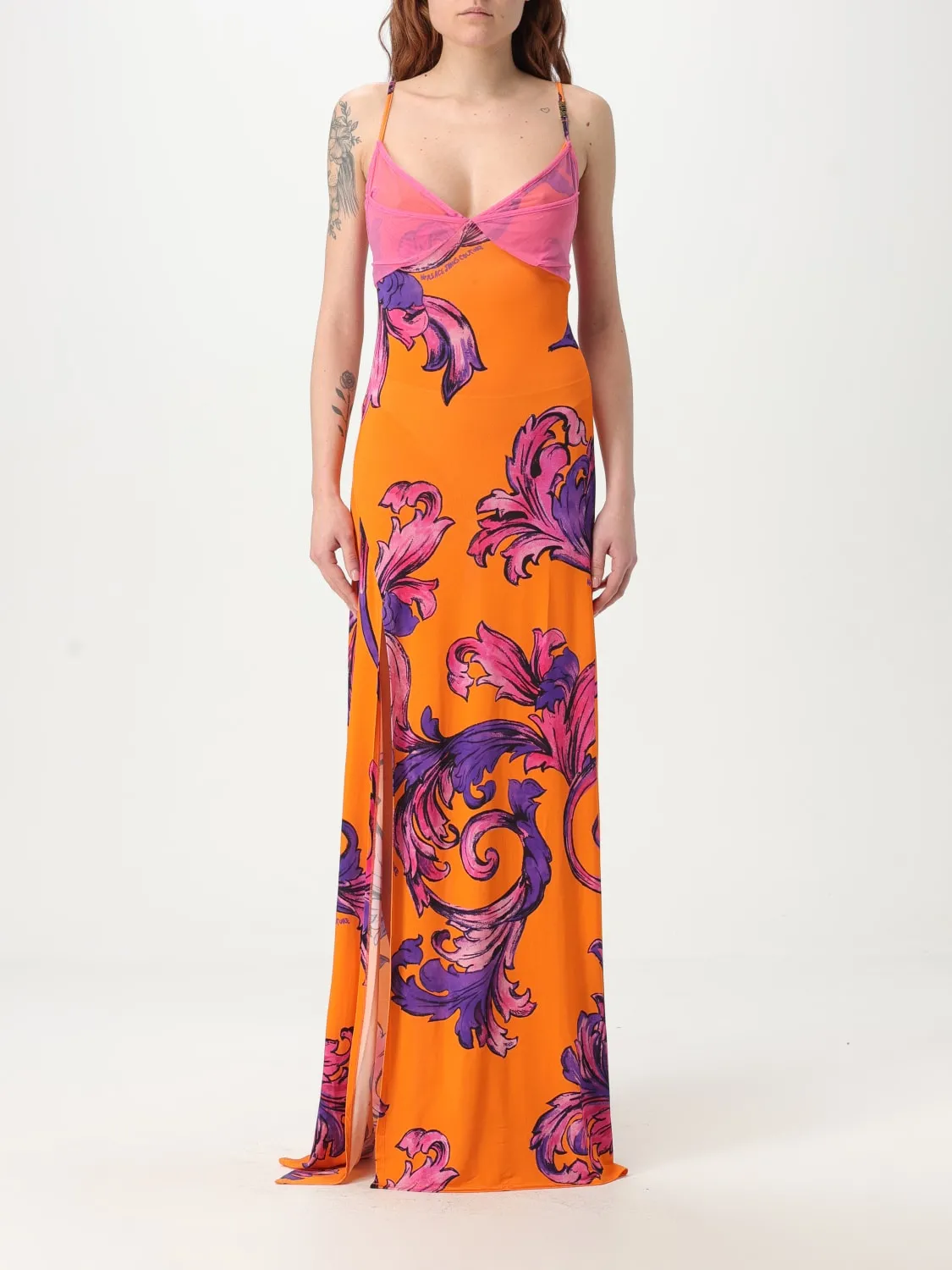 Abito Versace Jeans Couture in viscosa stampato