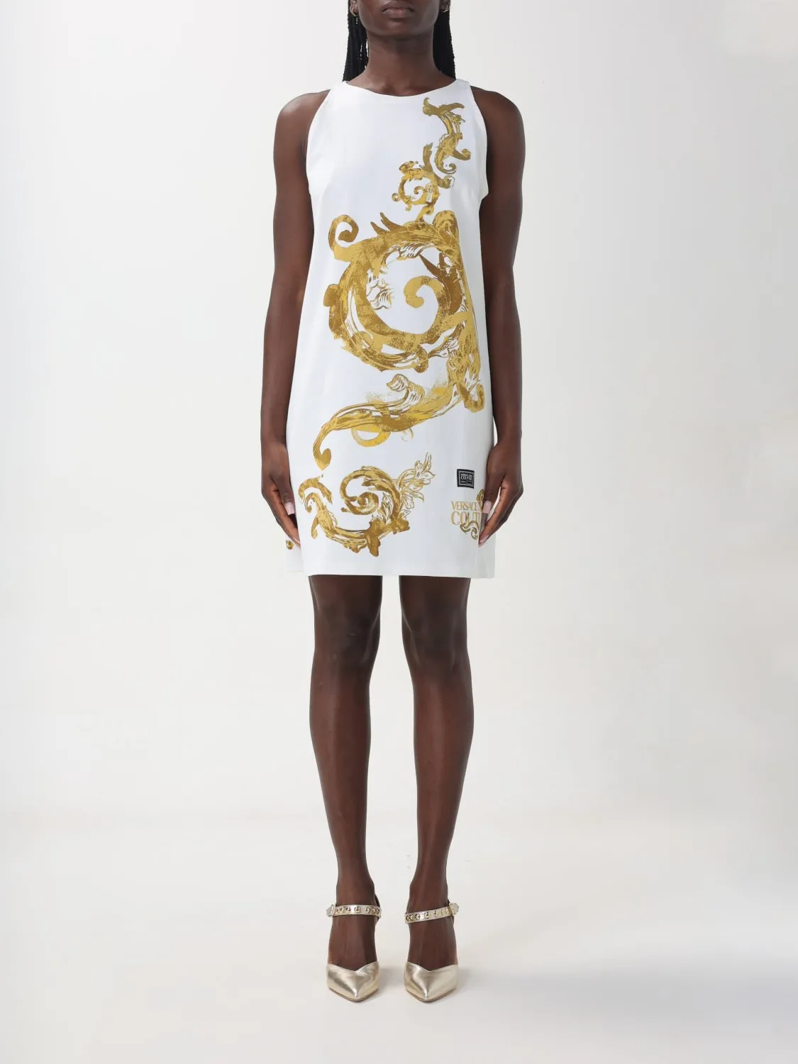 Abito Versace Jeans Couture in cotone stampato