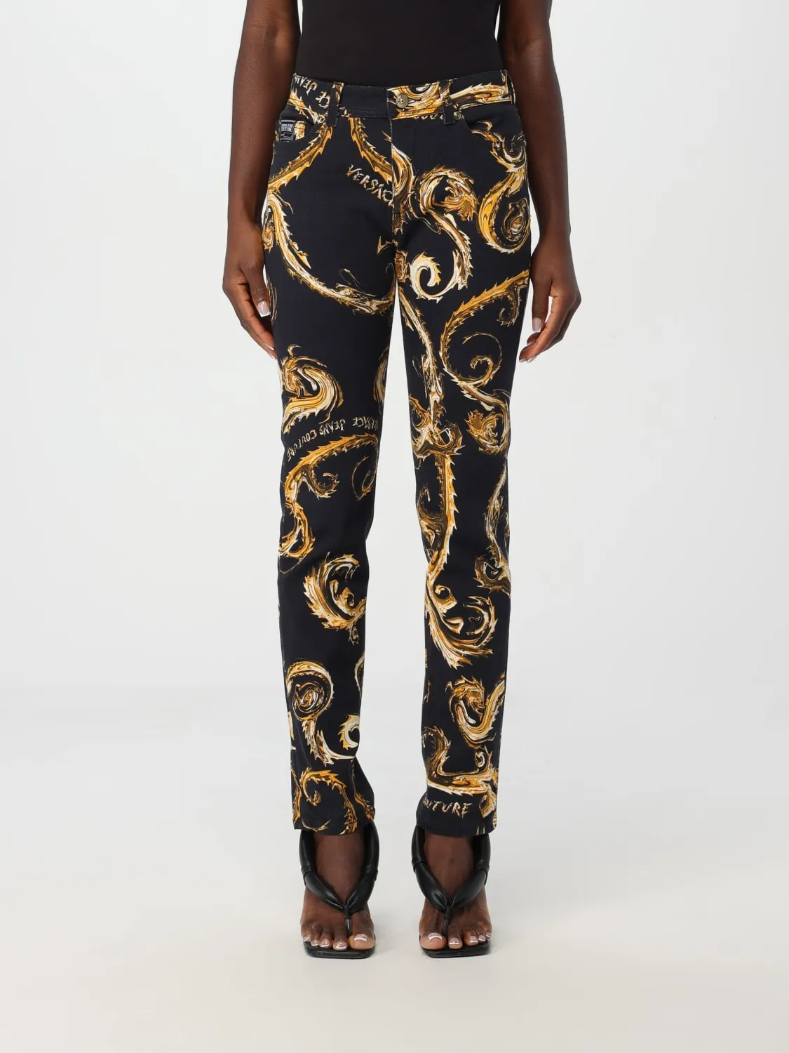 Jeans Versace Jeans Couture in denim stampato