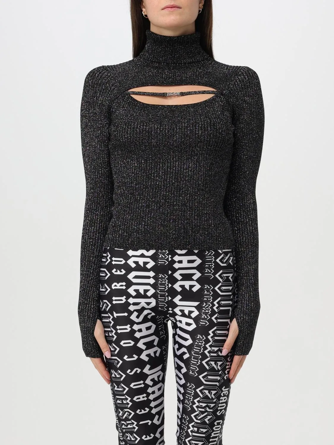 Maglia Versace Jeans Couture in viscosa lurex