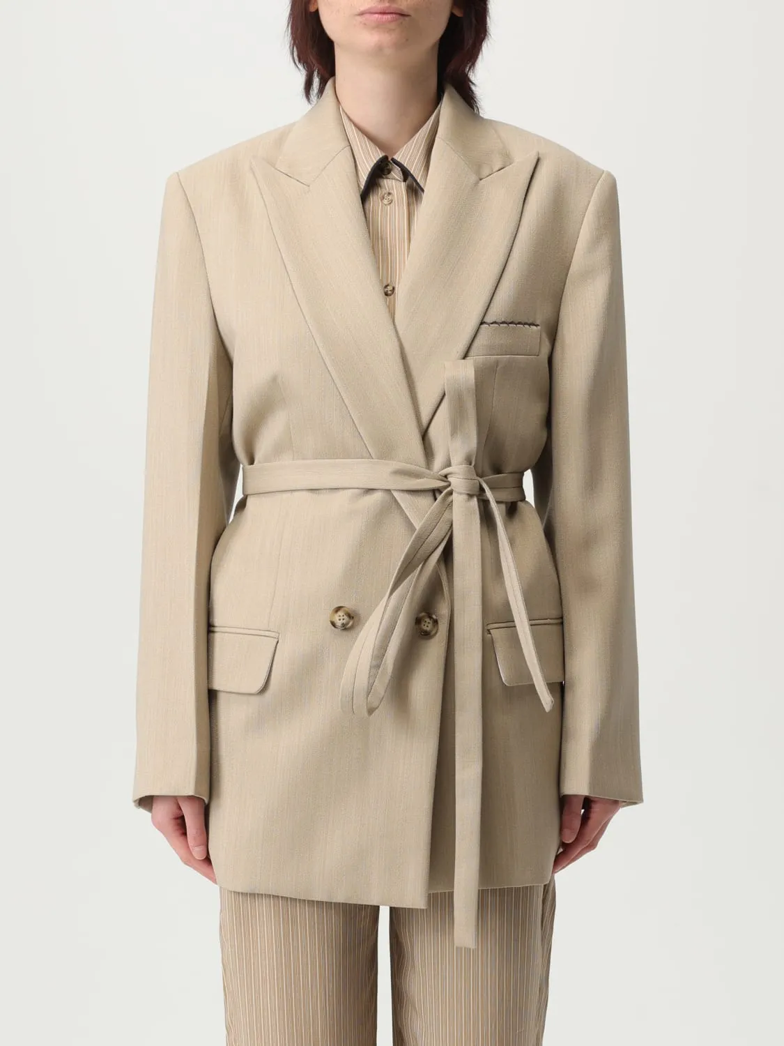 Blazer lungo Victoria Victoria Beckham in lana