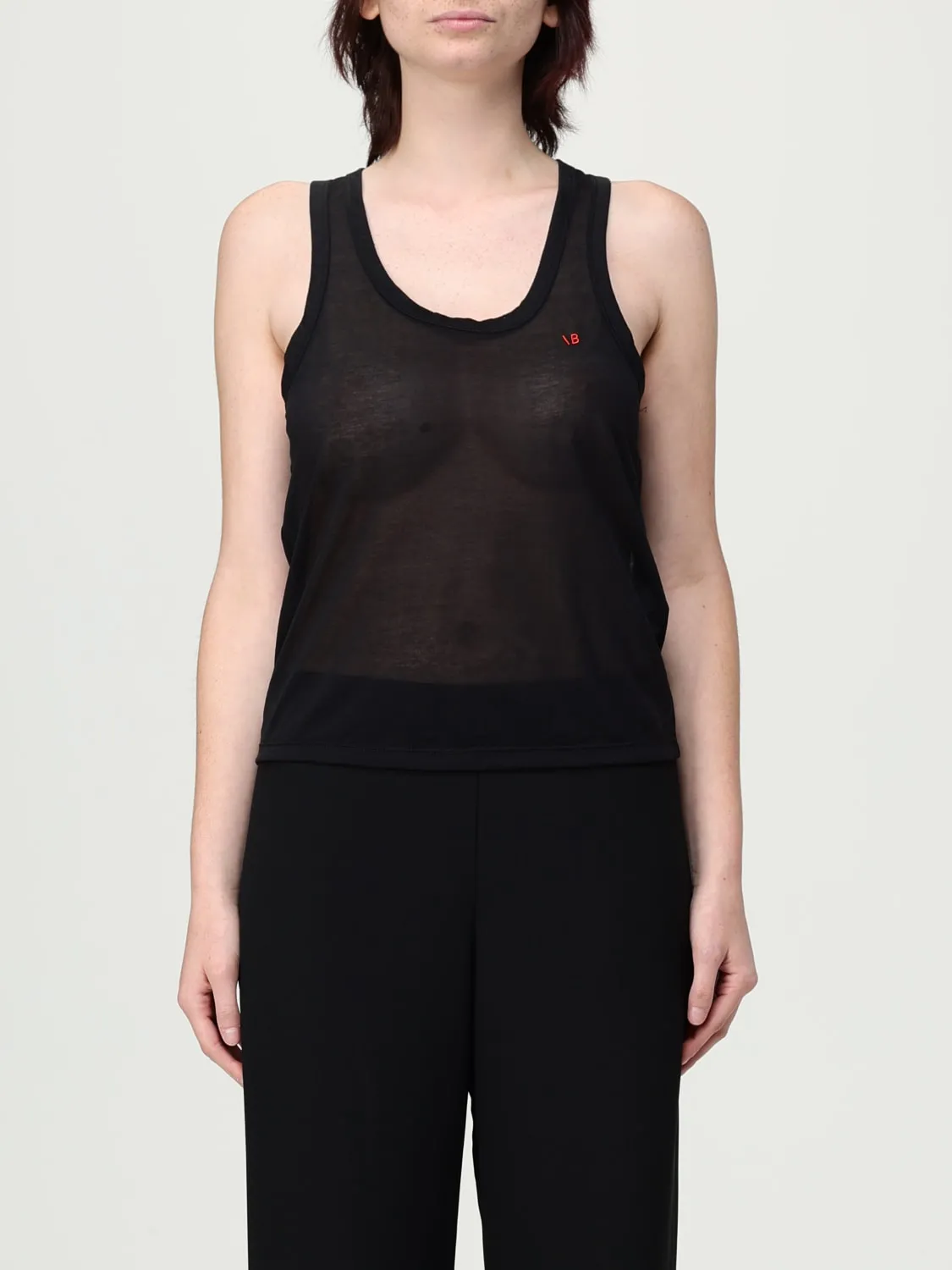 Top basic Victoria Victoria Beckham in misto cotone