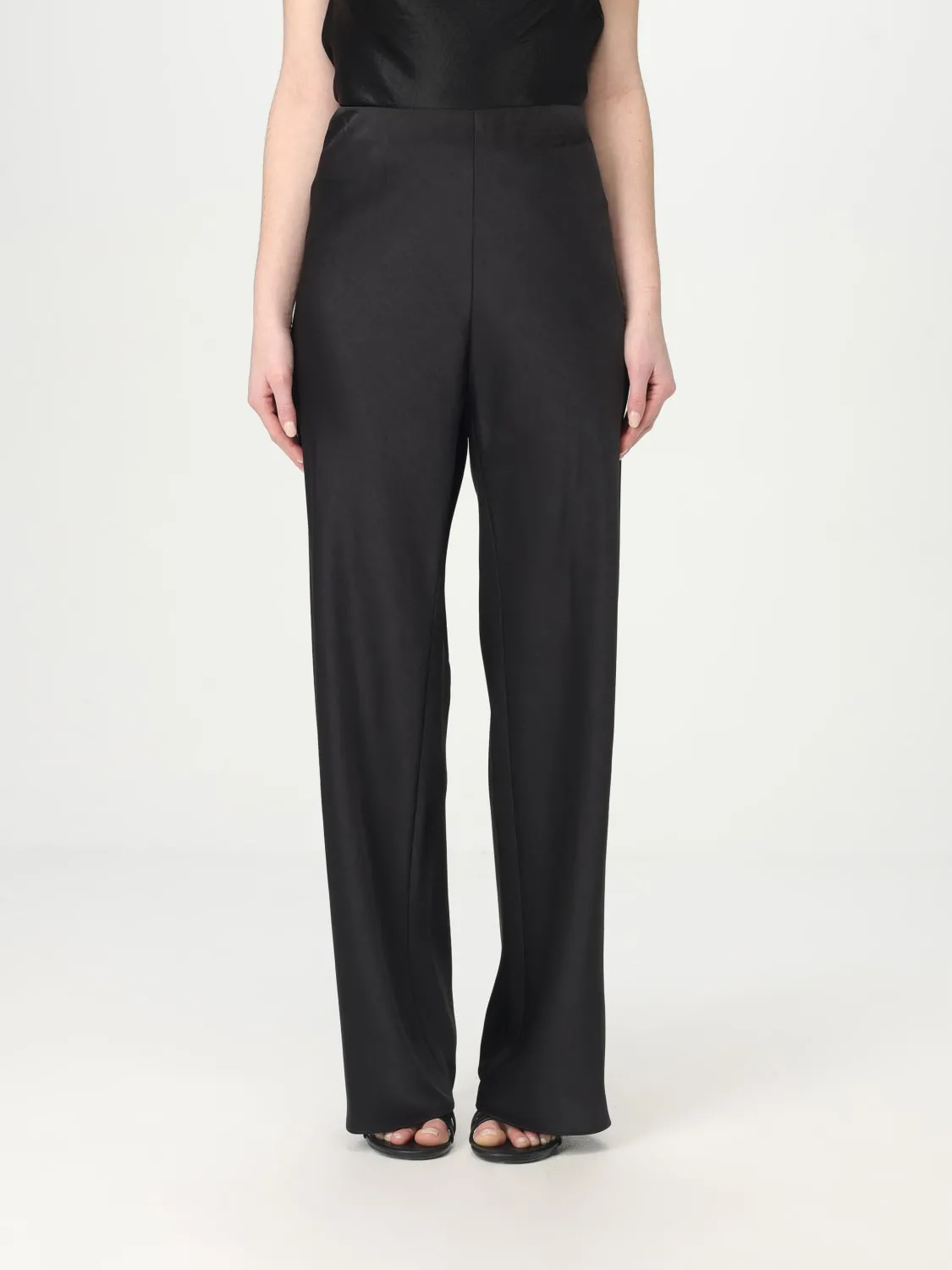 Pantalone classico Vince in raso