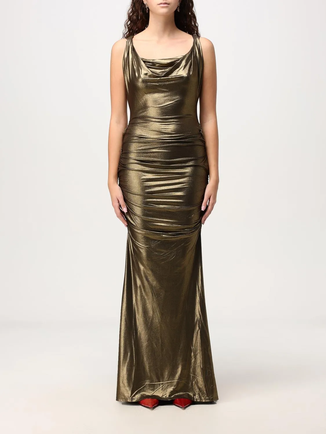 Abito Vivienne Westwood in viscosa metallizzata