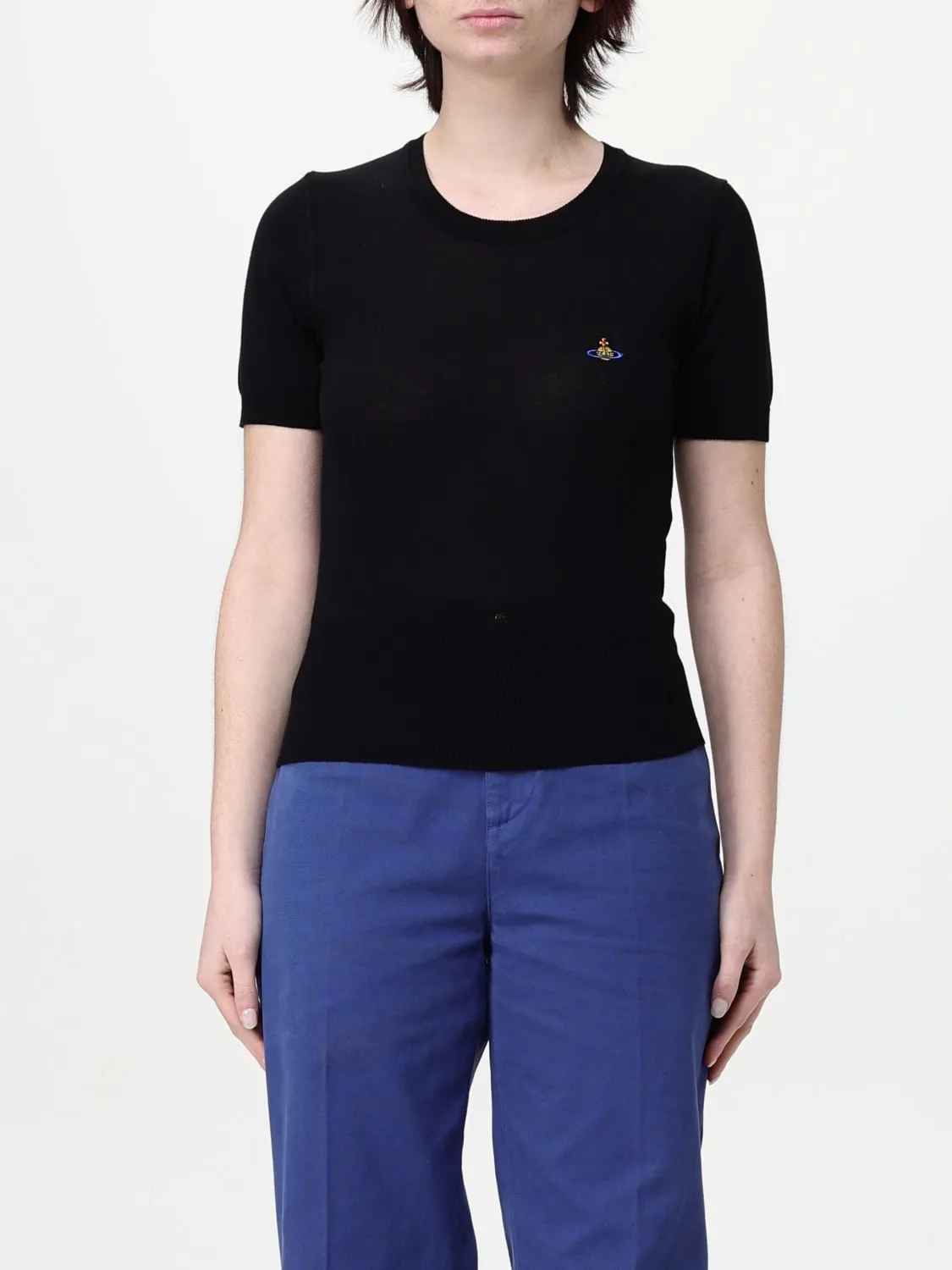 T-shirt basic con mini logo Vivienne Westwood